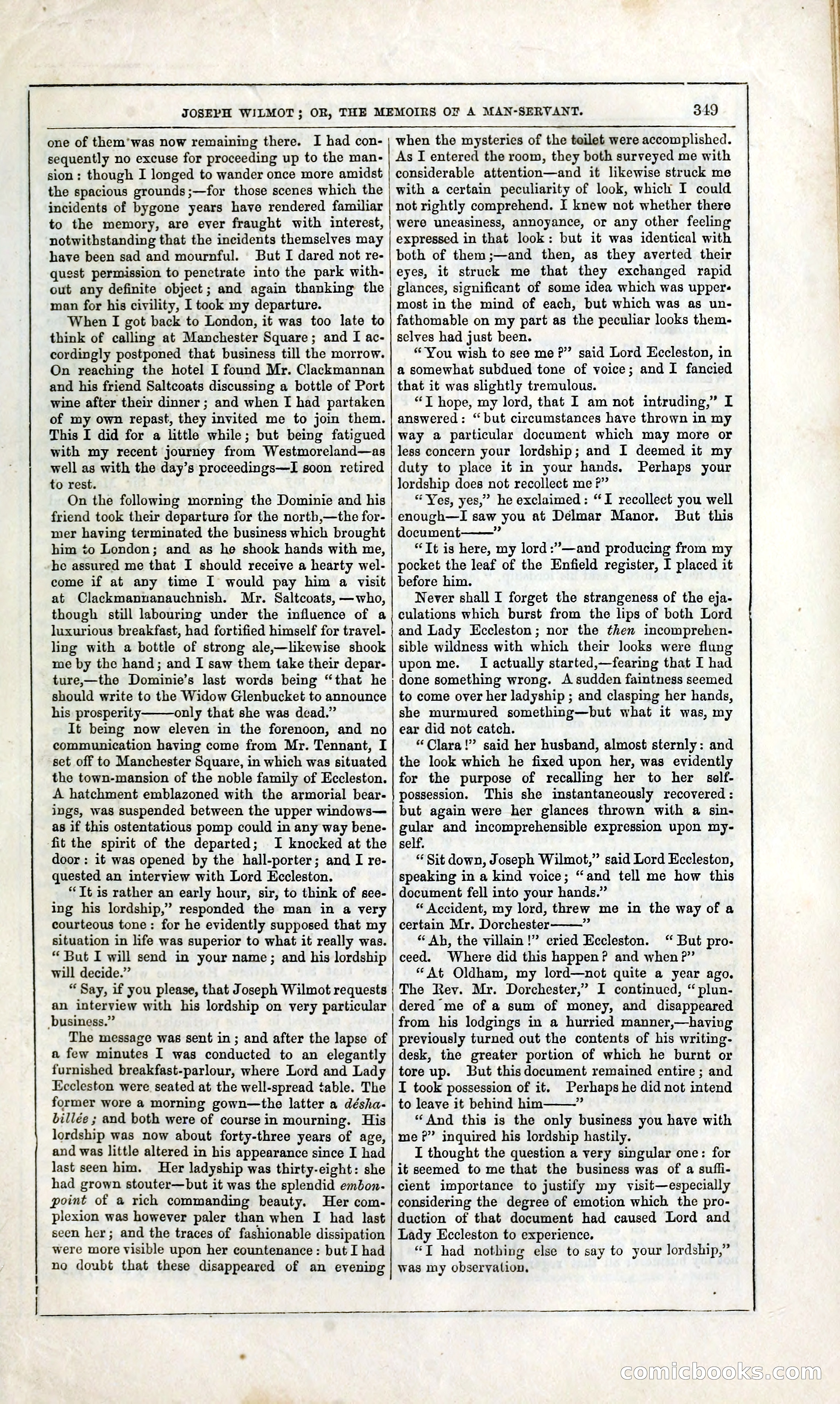 Joseph Wilmot, or, The Memoirs of a Man-Servant — page 362 of 394