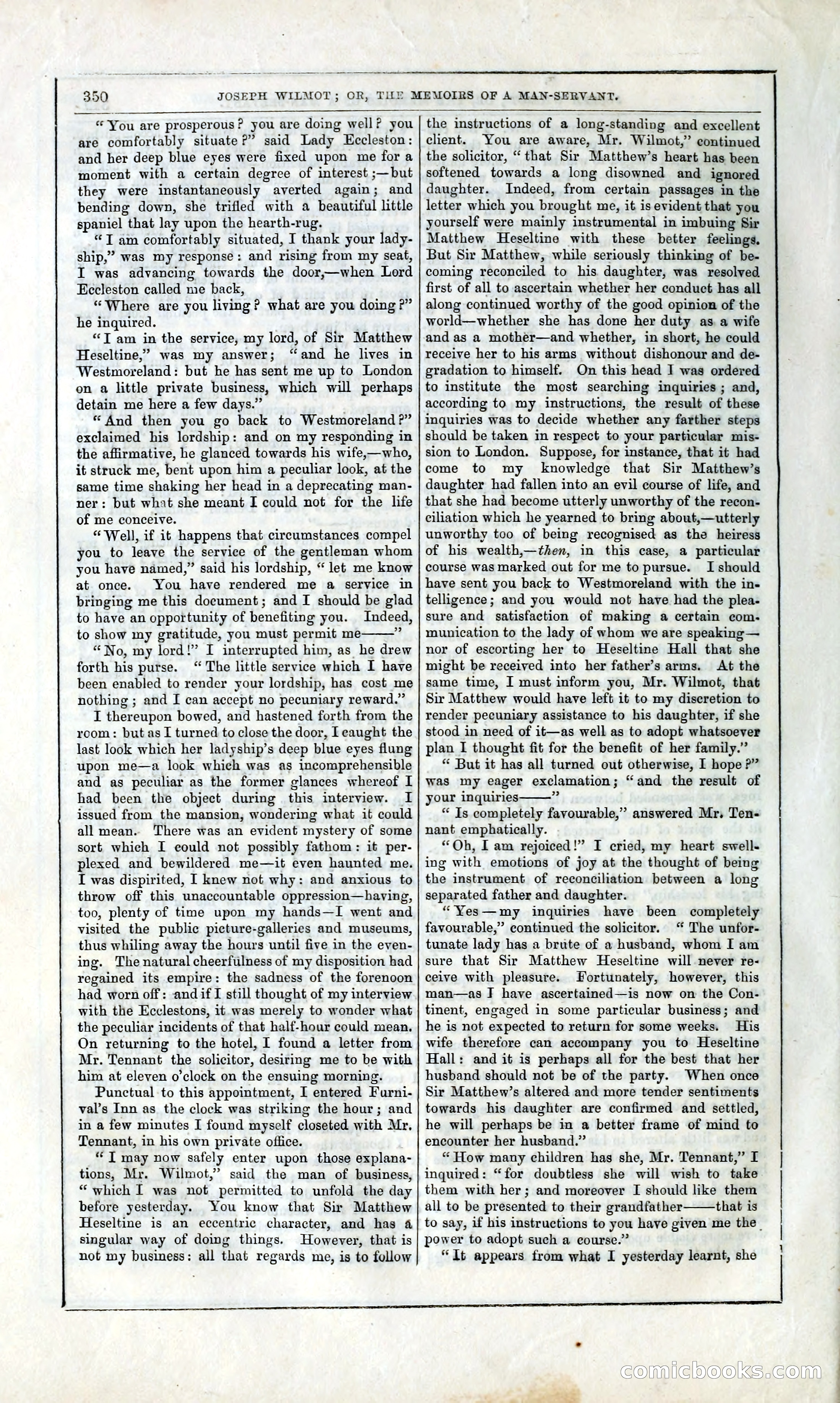 Joseph Wilmot, or, The Memoirs of a Man-Servant — page 363 of 394