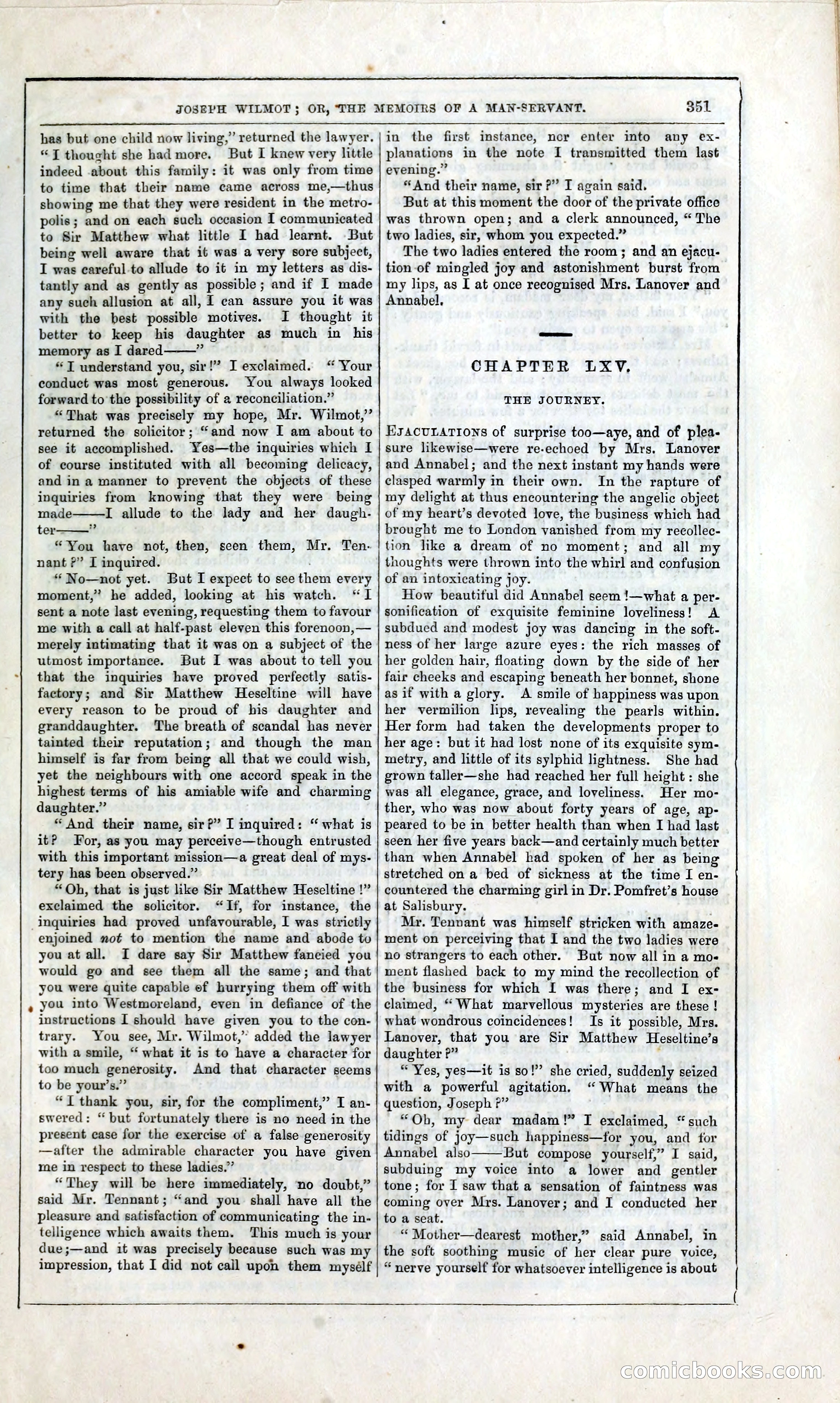 Joseph Wilmot, or, The Memoirs of a Man-Servant — page 364 of 394