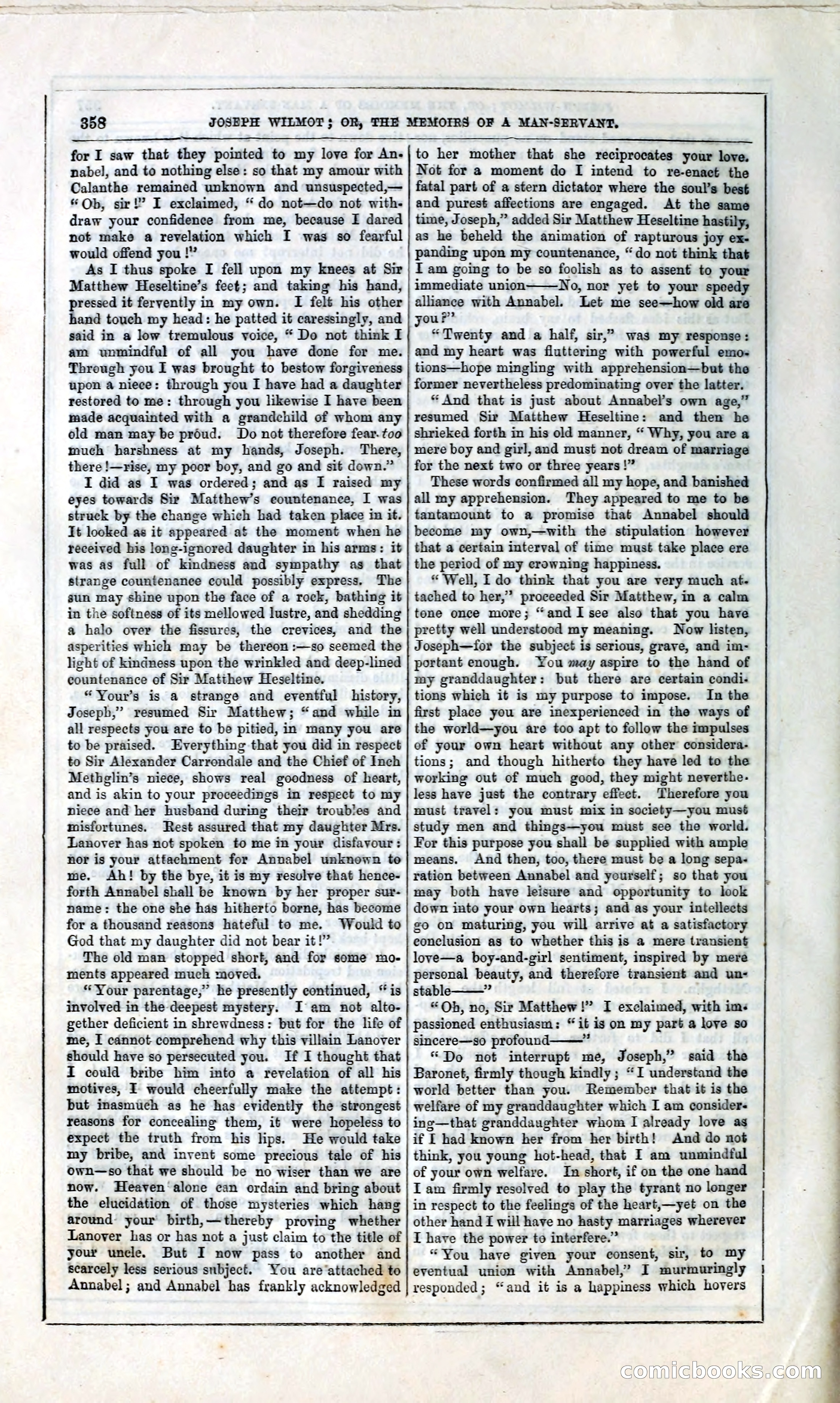 Joseph Wilmot, or, The Memoirs of a Man-Servant — page 371 of 394