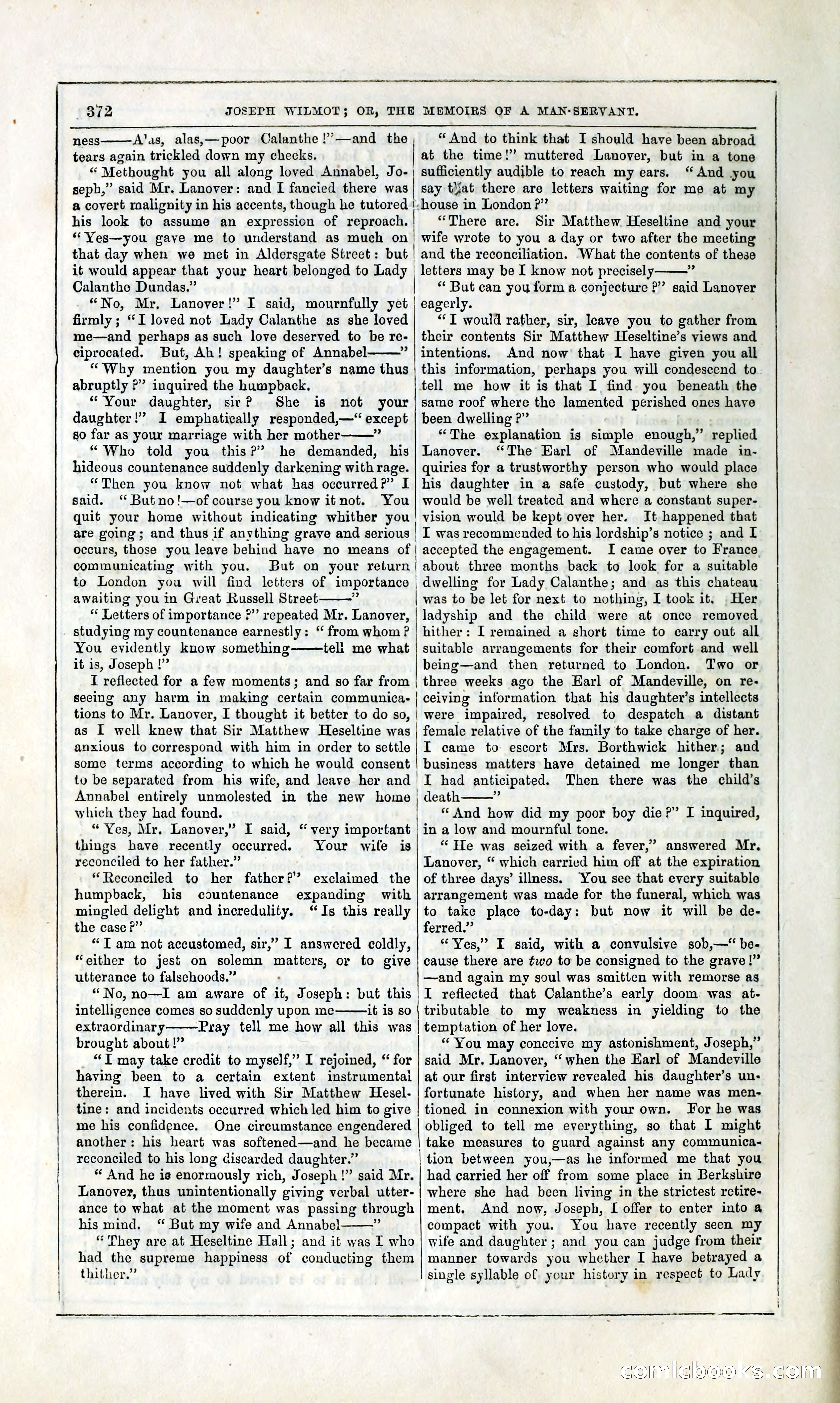 Joseph Wilmot, or, The Memoirs of a Man-Servant — page 385 of 394