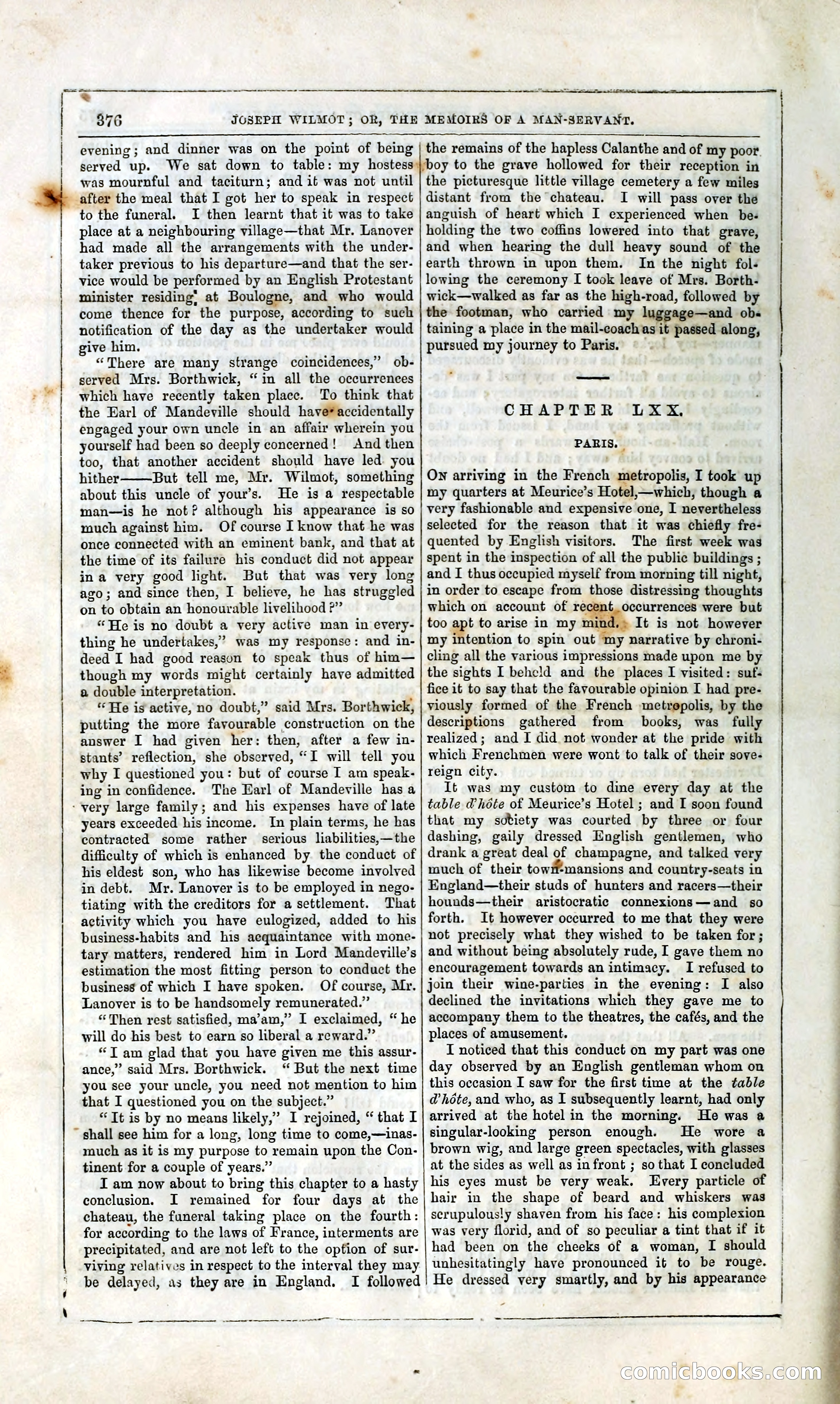 Joseph Wilmot, or, The Memoirs of a Man-Servant — page 389 of 394