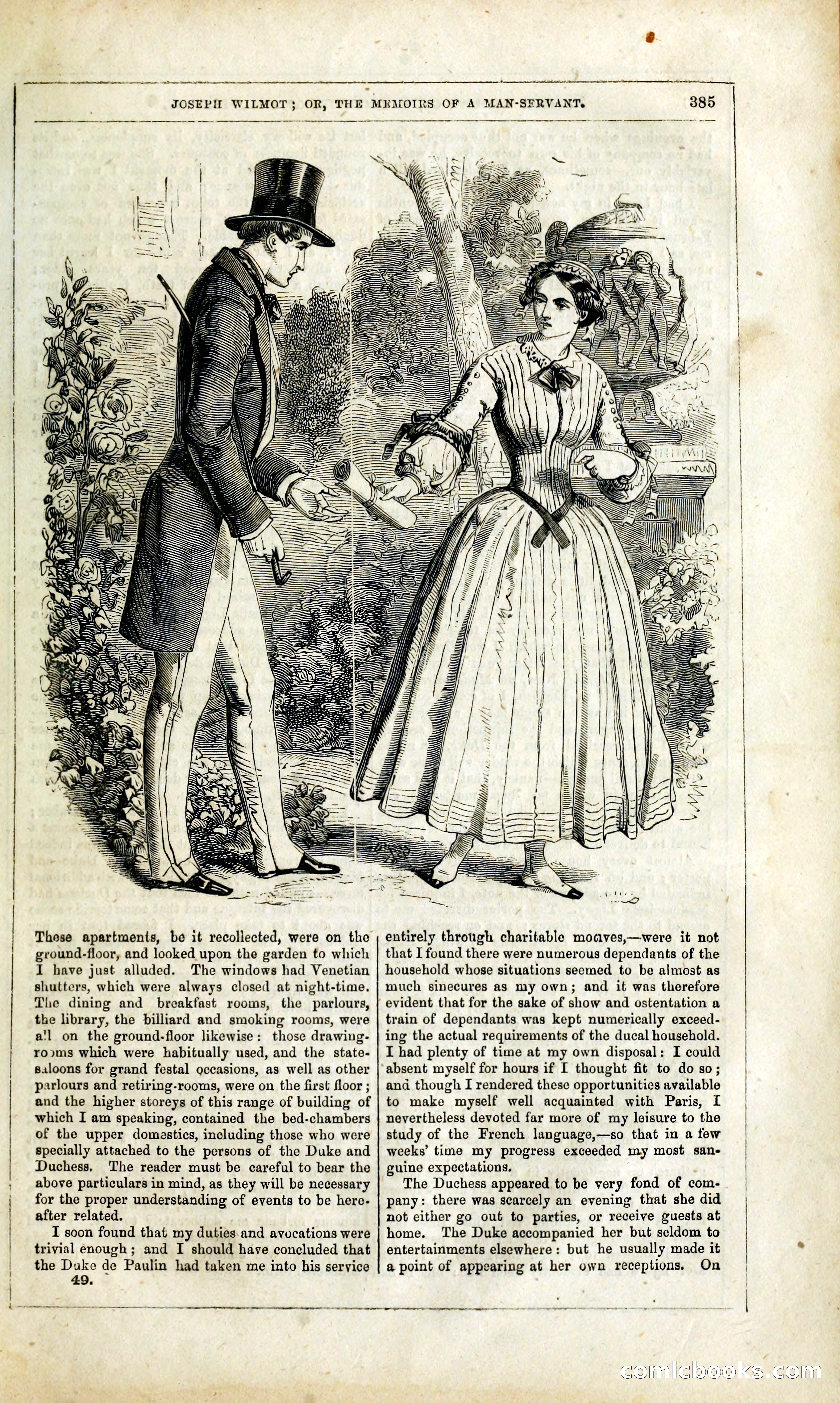 Joseph Wilmot, or, The Memoirs of a Man-Servant — page 398 of 394