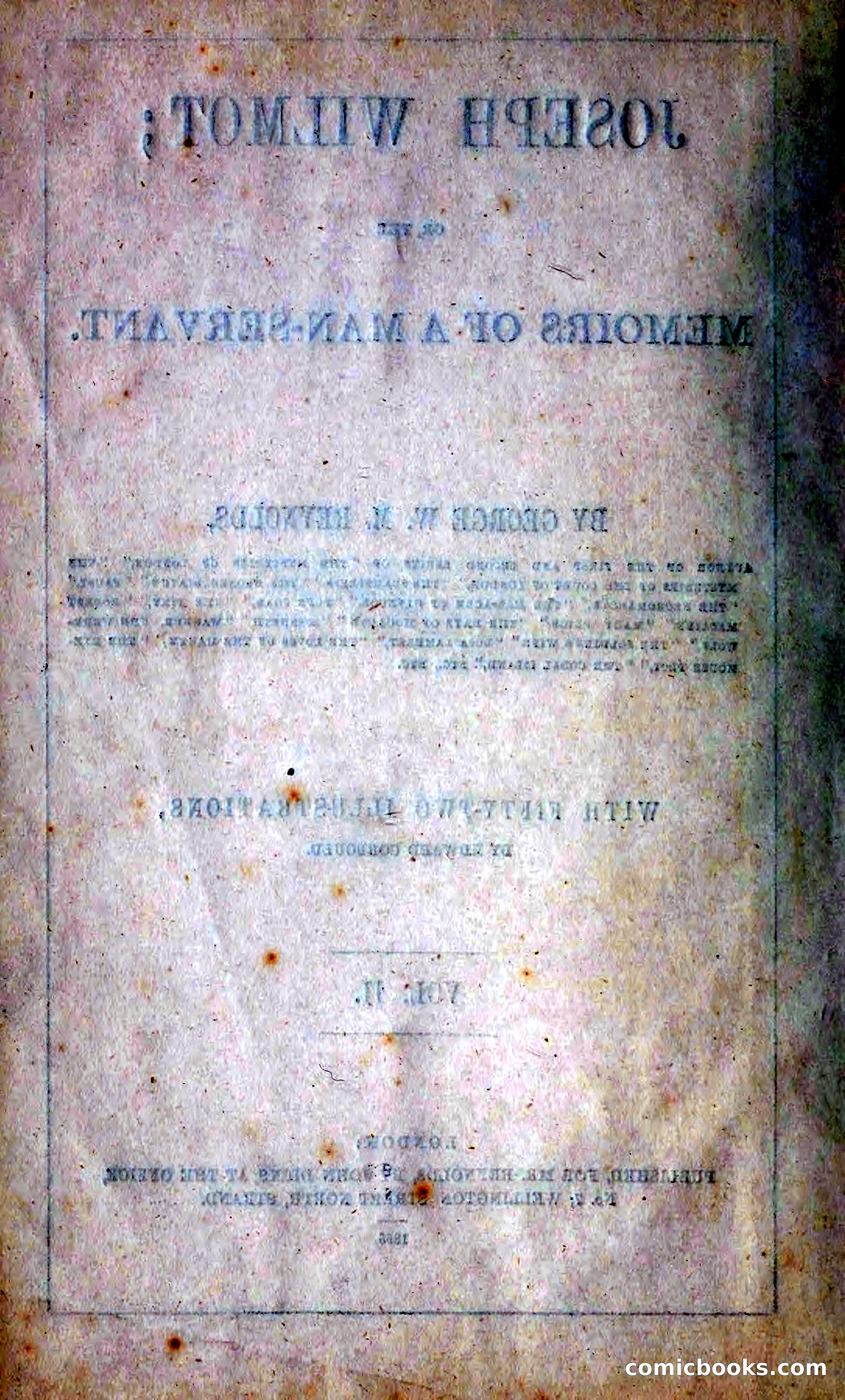 Joseph Wilmot, or, The Memoirs of a Man-Servant — page 7 of 399