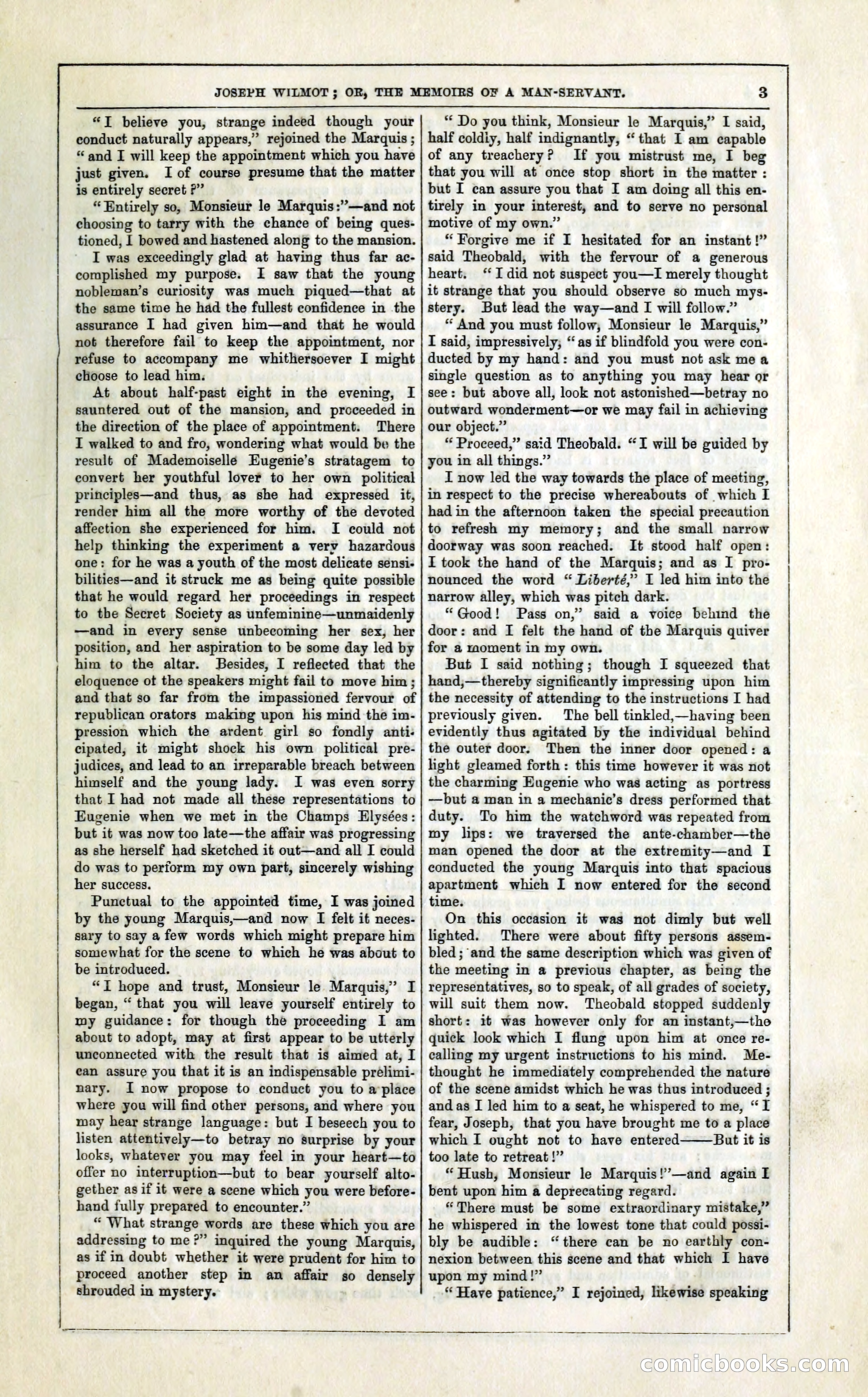 Joseph Wilmot, or, The Memoirs of a Man-Servant — page 16 of 399