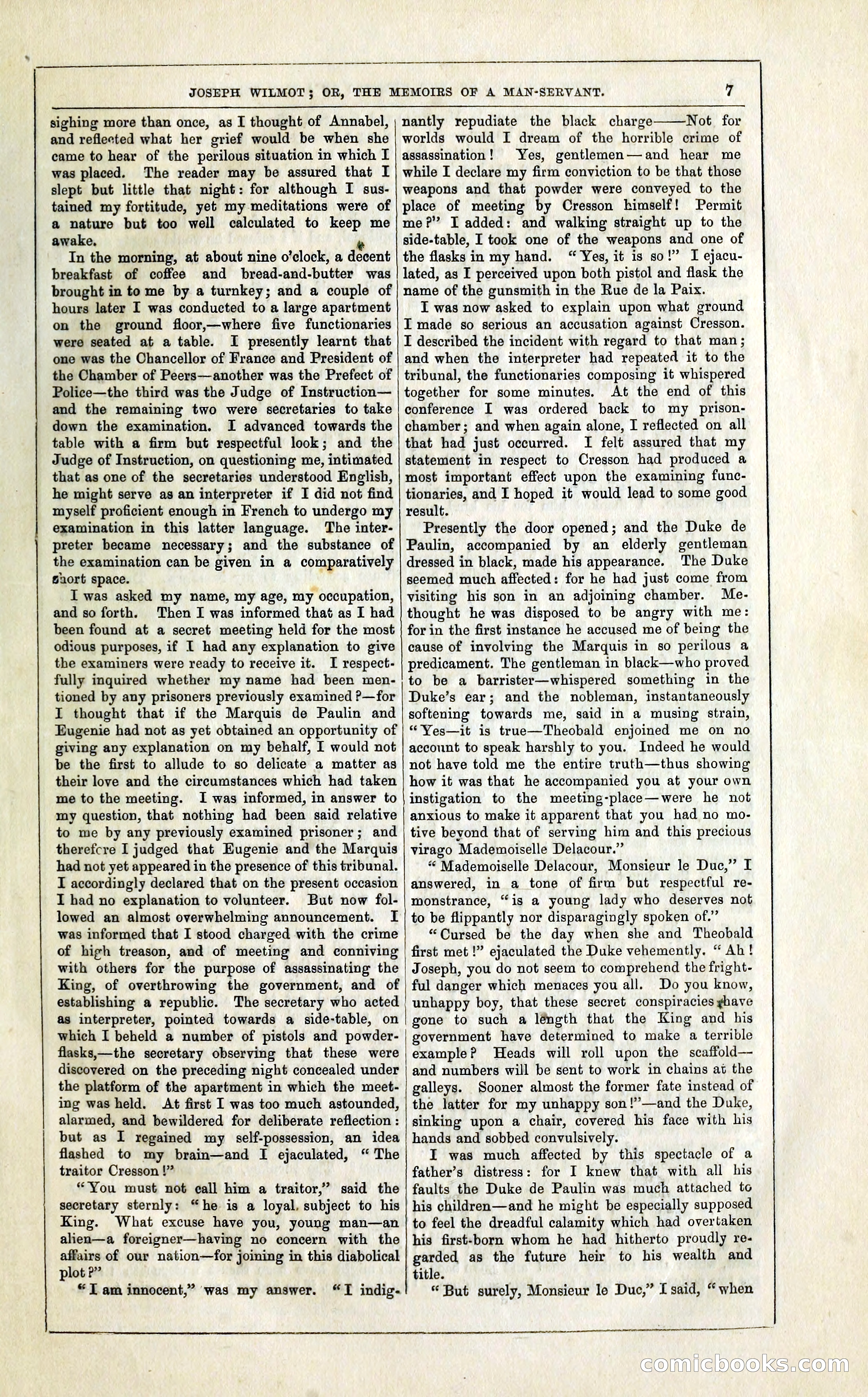 Joseph Wilmot, or, The Memoirs of a Man-Servant — page 20 of 399