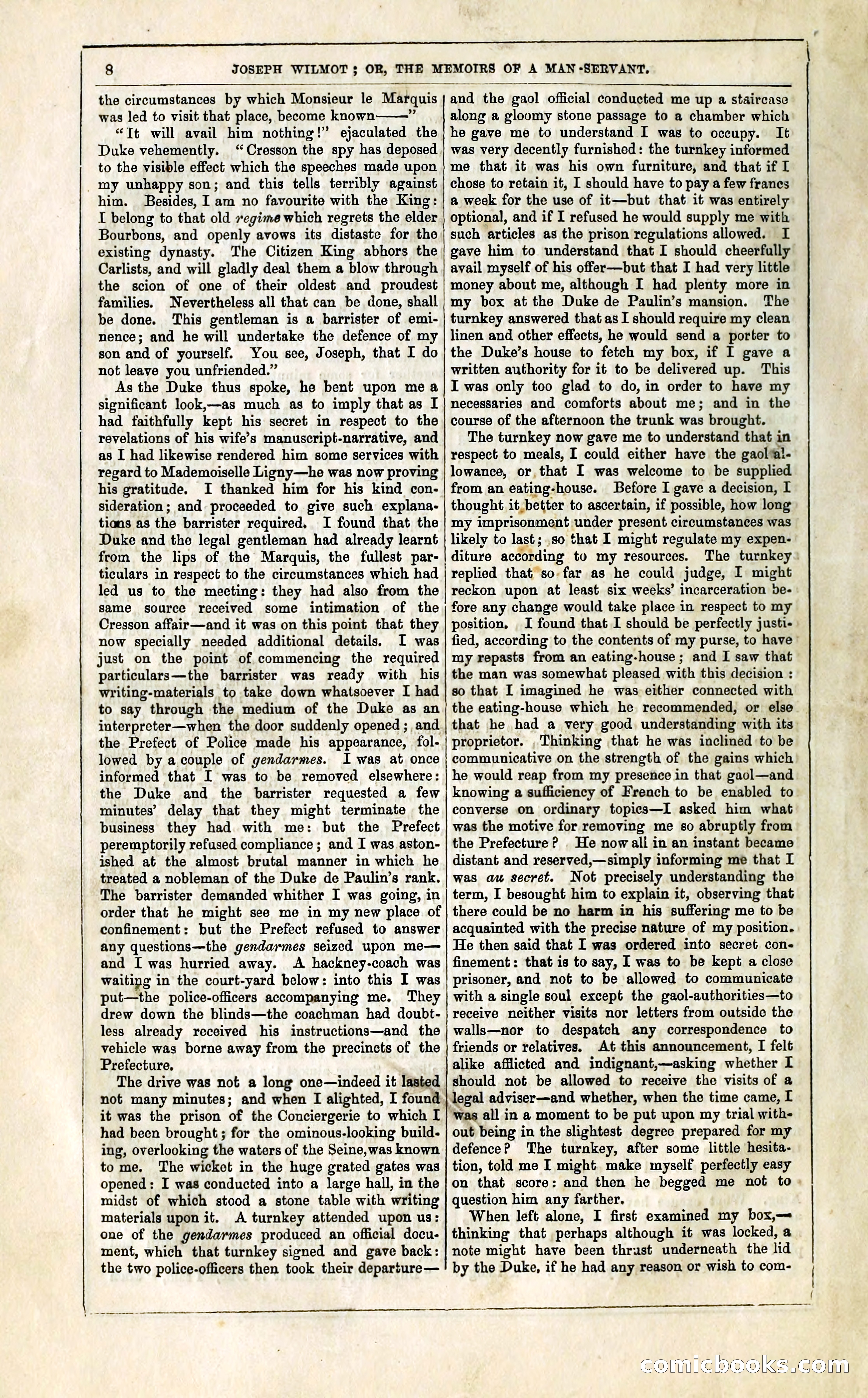 Joseph Wilmot, or, The Memoirs of a Man-Servant — page 21 of 399