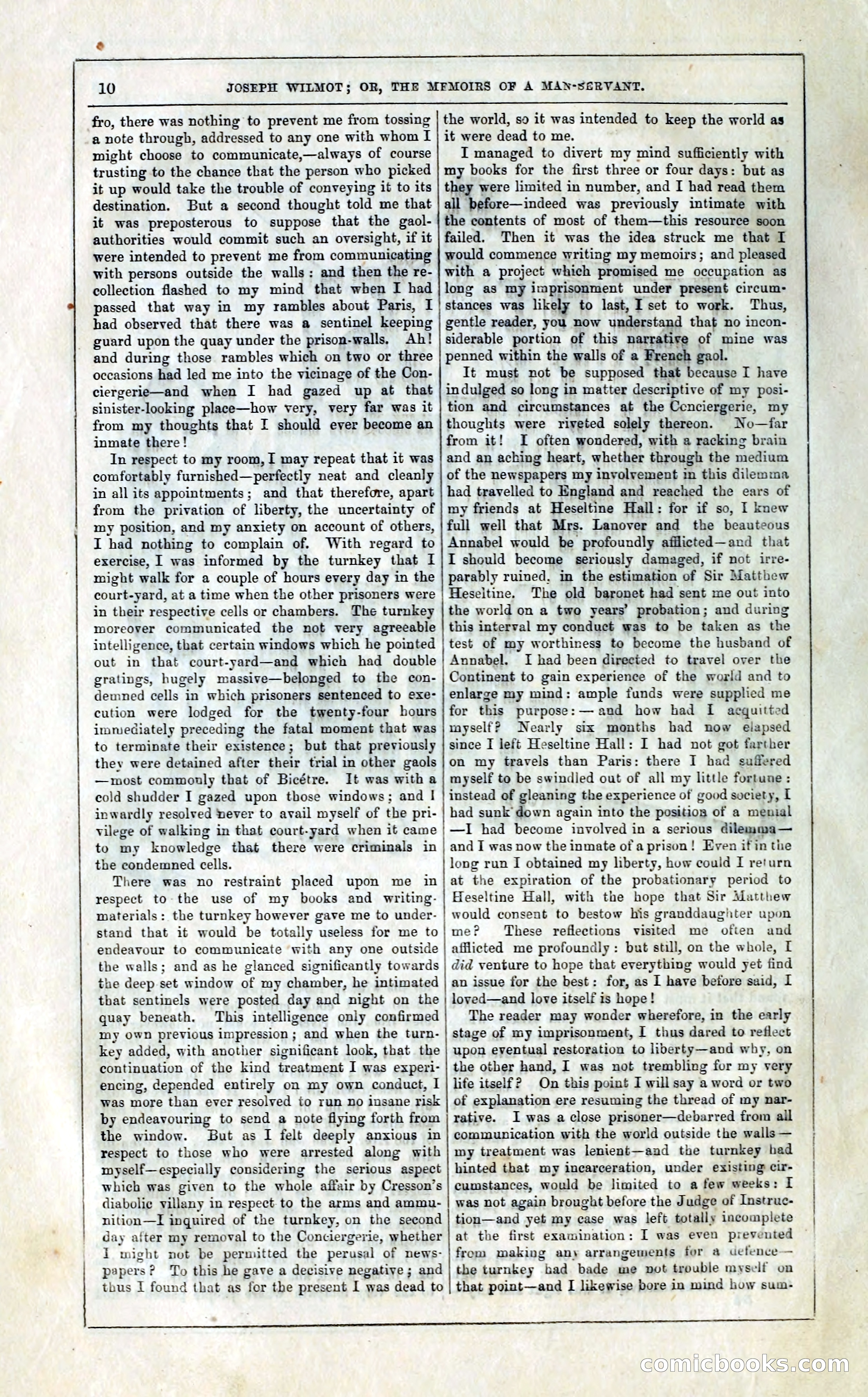 Joseph Wilmot, or, The Memoirs of a Man-Servant — page 23 of 399