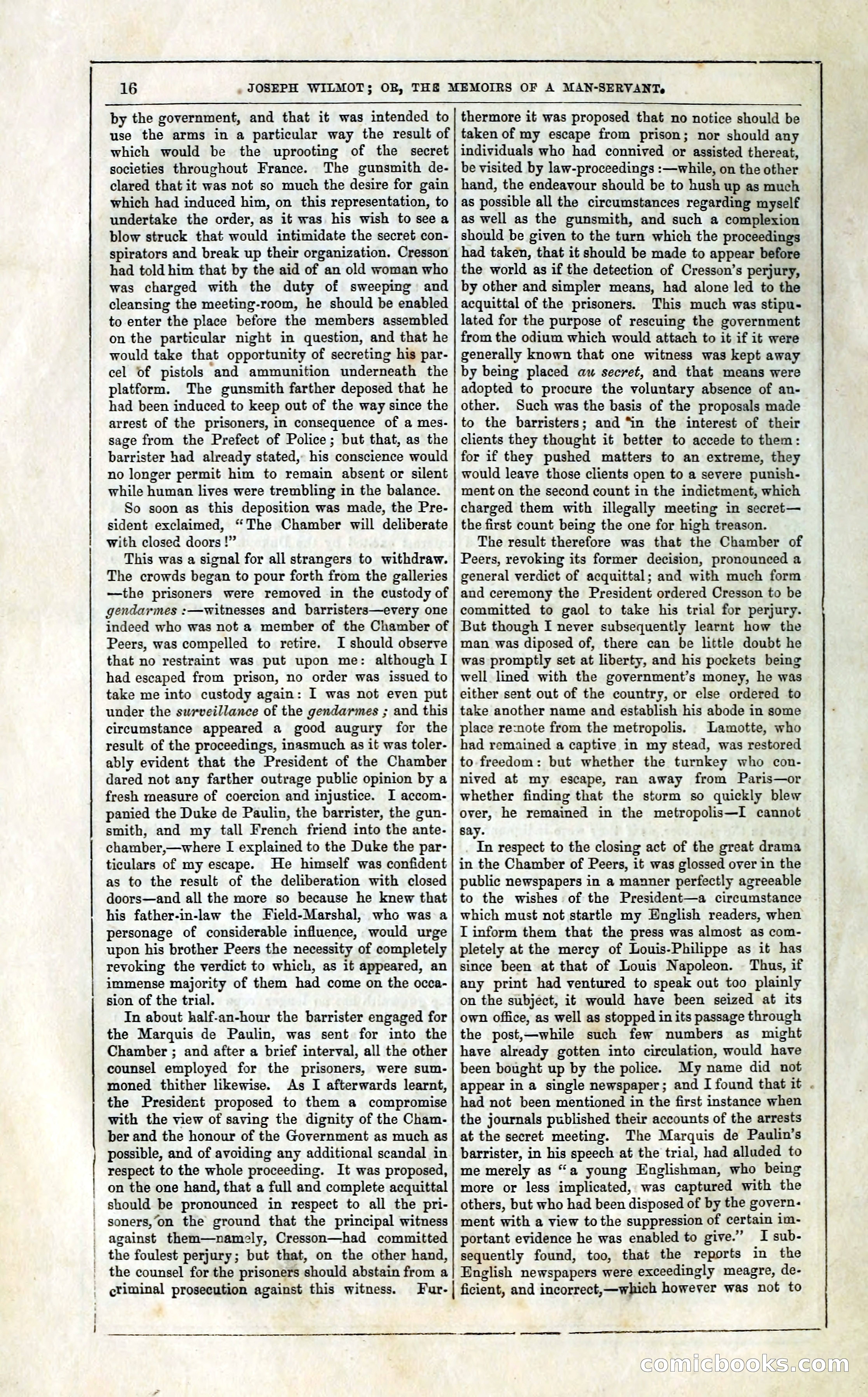 Joseph Wilmot, or, The Memoirs of a Man-Servant — page 29 of 399