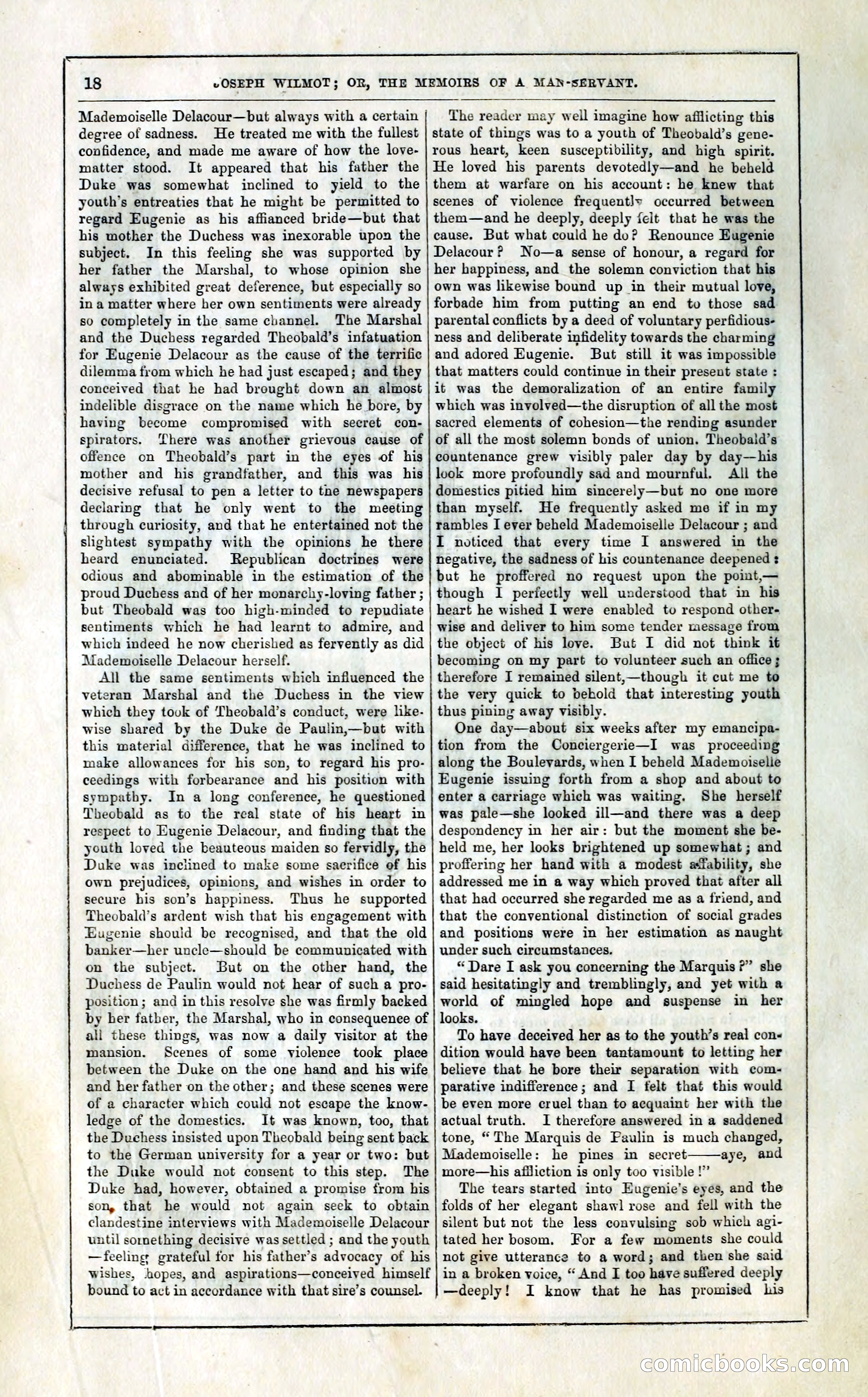 Joseph Wilmot, or, The Memoirs of a Man-Servant — page 31 of 399