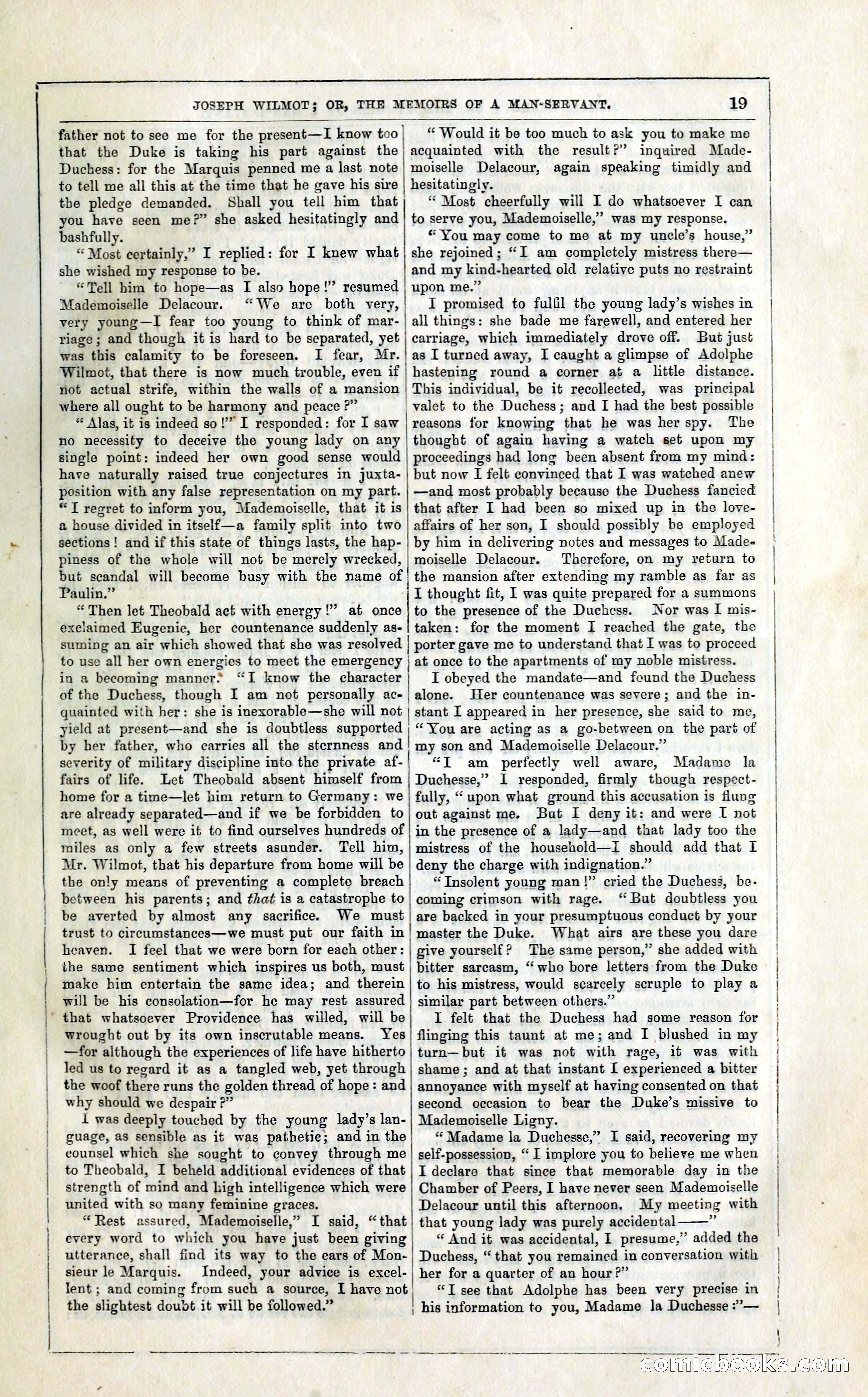 Joseph Wilmot, or, The Memoirs of a Man-Servant — page 32 of 399