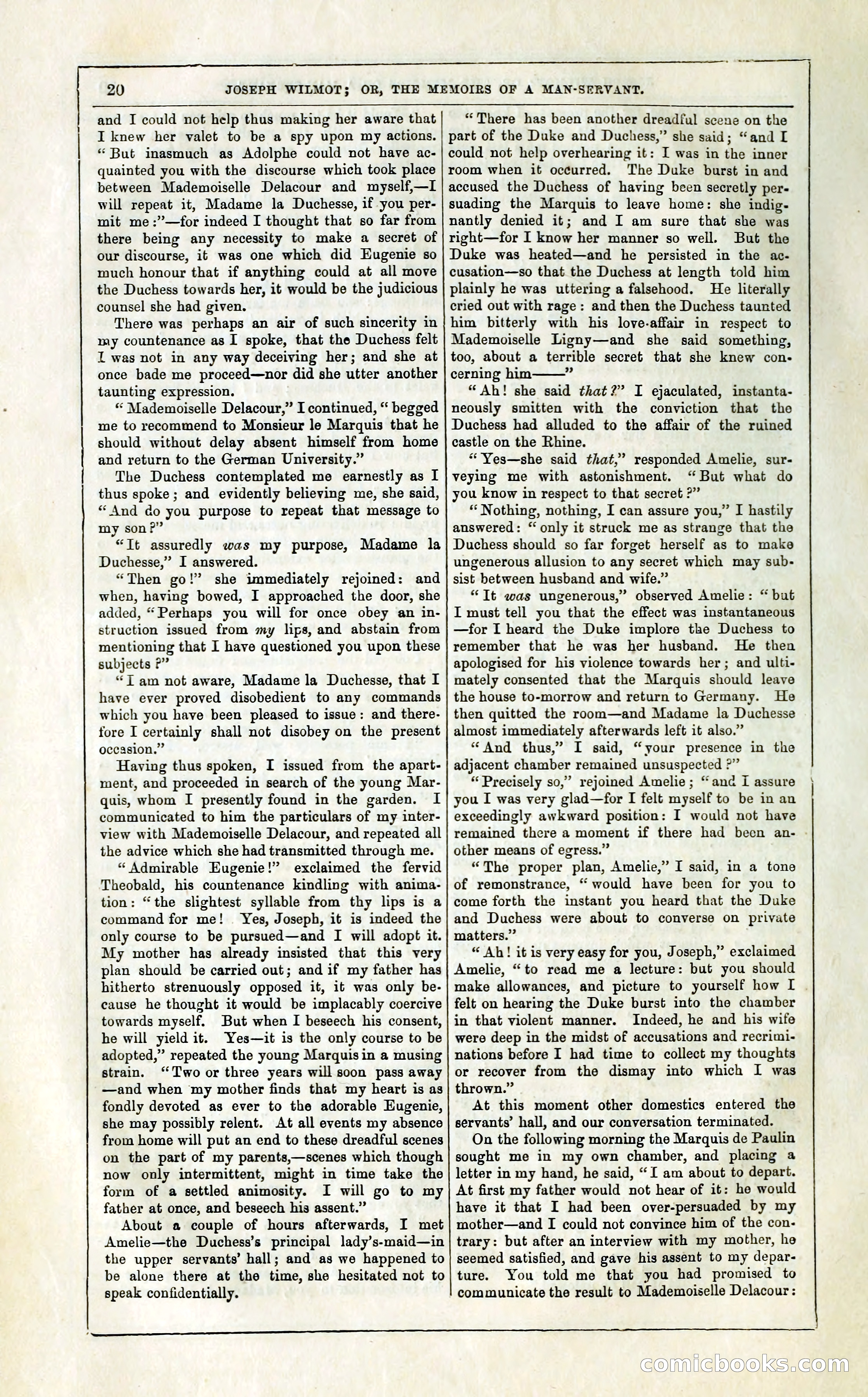 Joseph Wilmot, or, The Memoirs of a Man-Servant — page 33 of 399