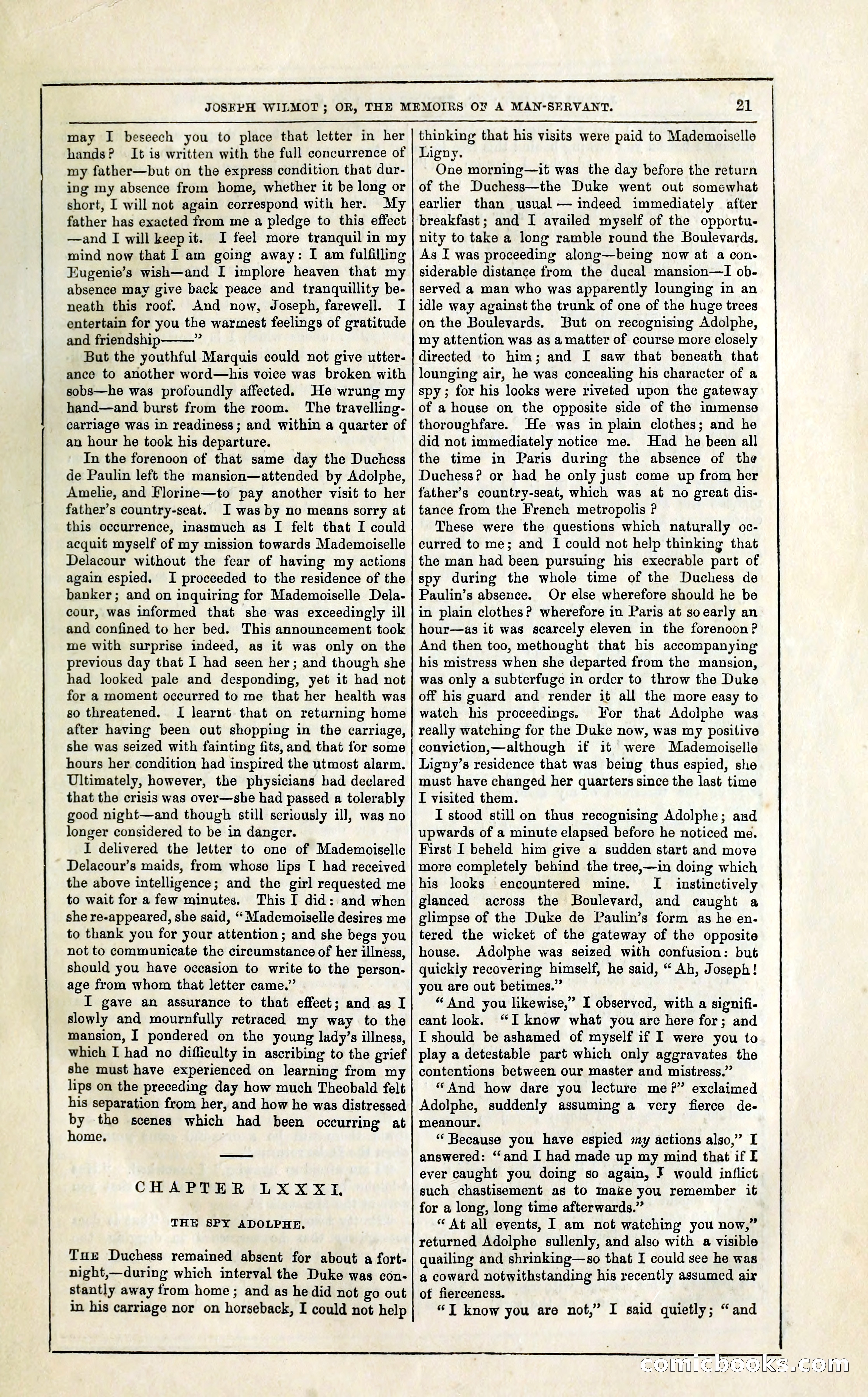 Joseph Wilmot, or, The Memoirs of a Man-Servant — page 34 of 399