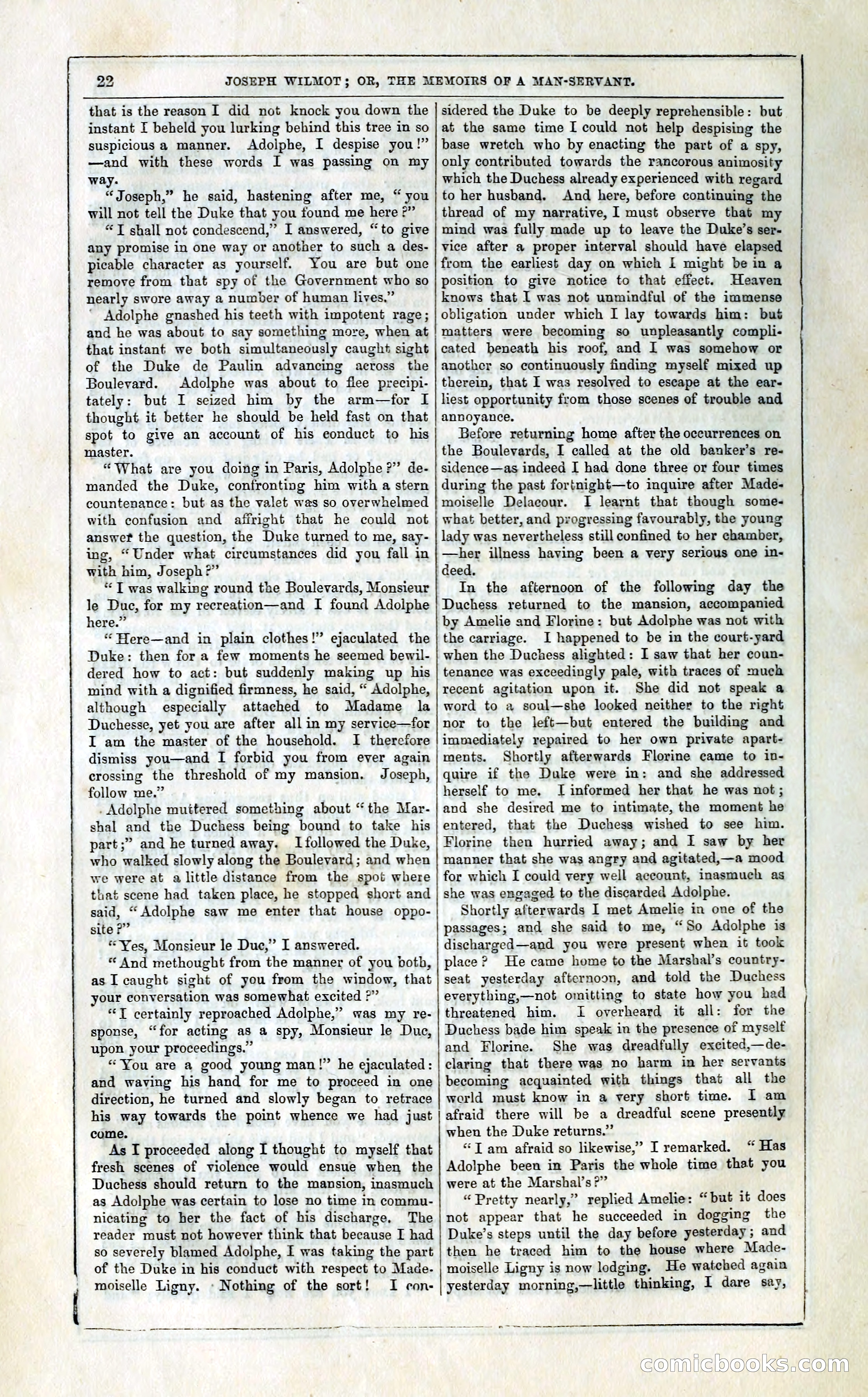 Joseph Wilmot, or, The Memoirs of a Man-Servant — page 35 of 399