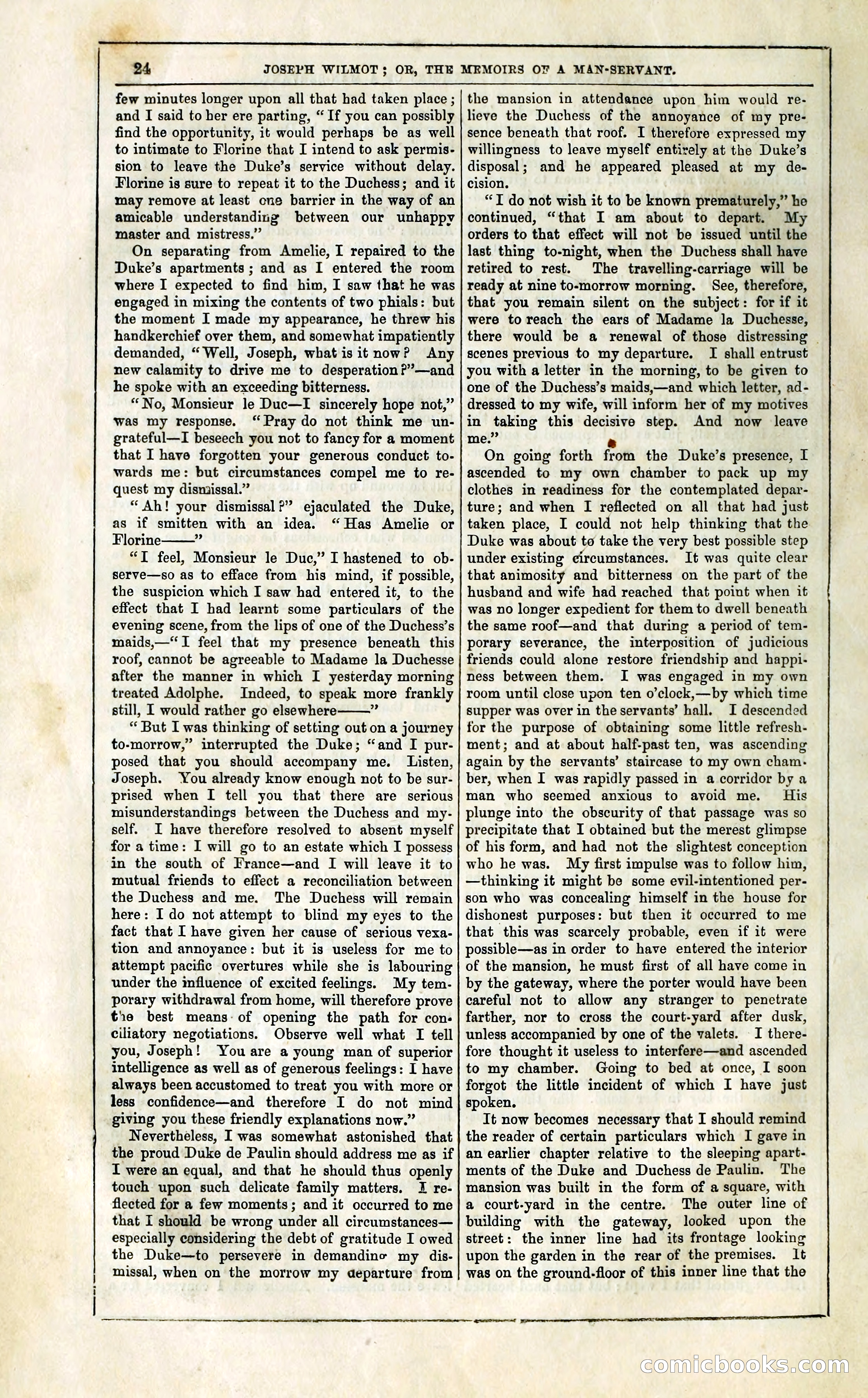 Joseph Wilmot, or, The Memoirs of a Man-Servant — page 37 of 399