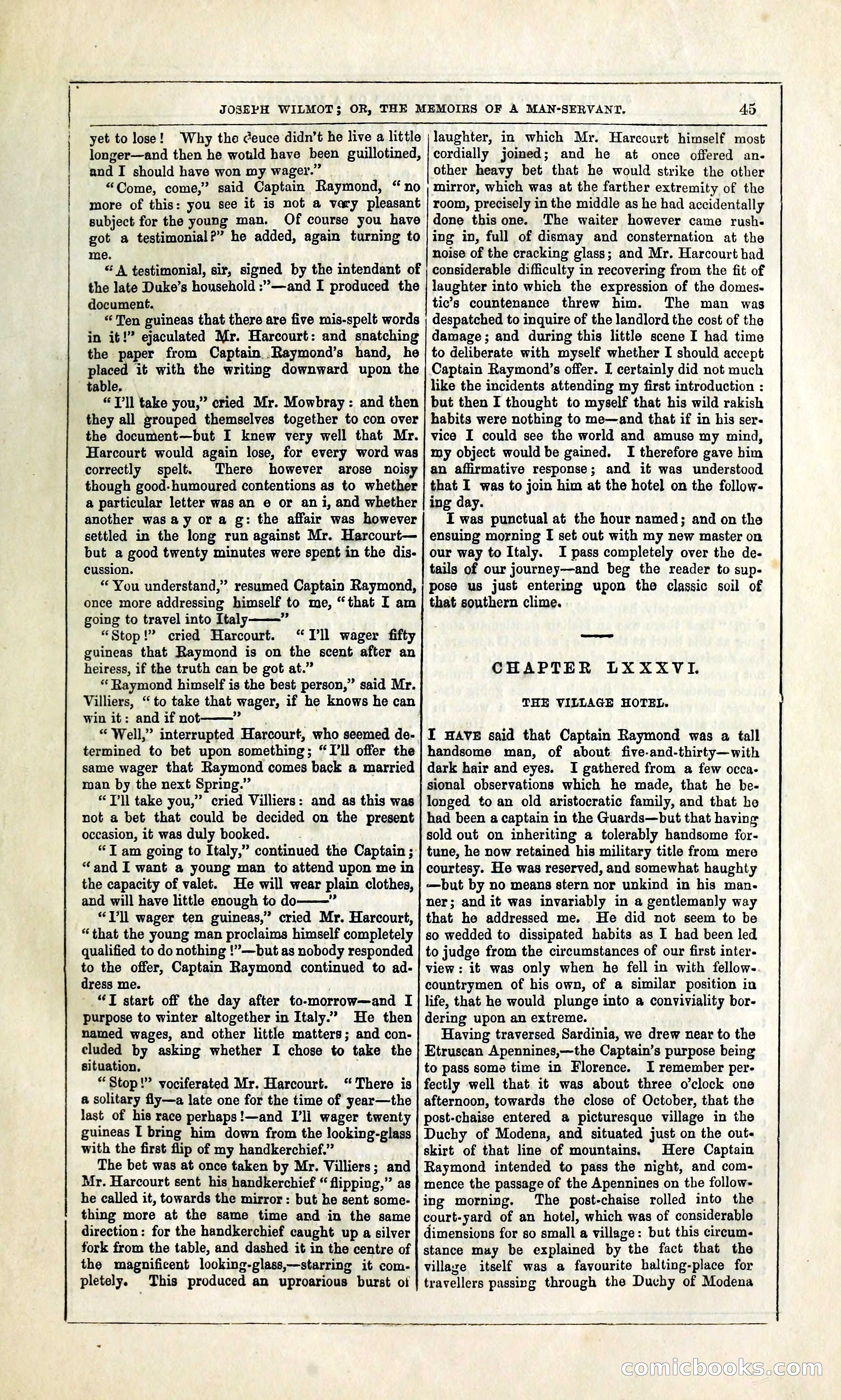 Joseph Wilmot, or, The Memoirs of a Man-Servant — page 58 of 399