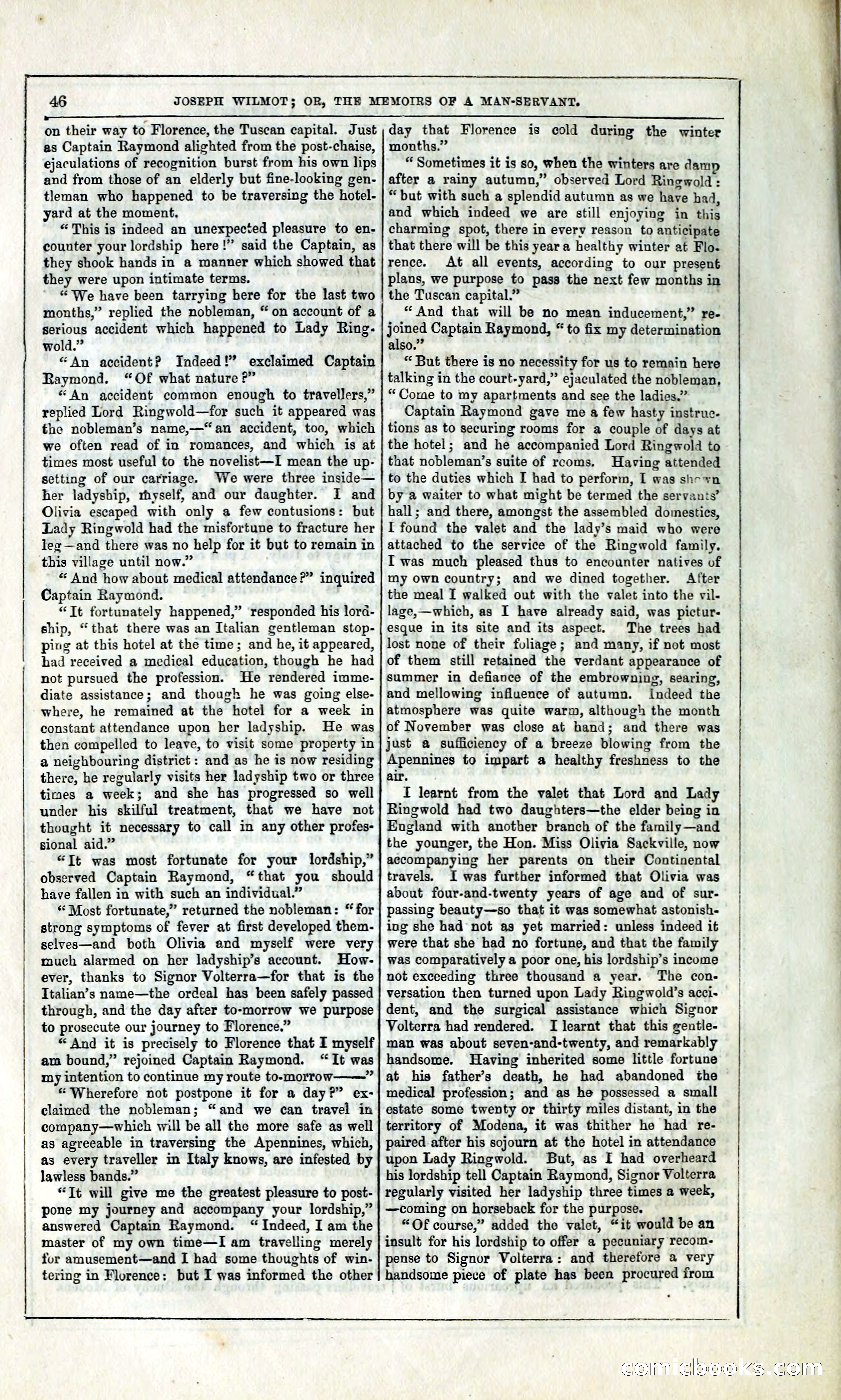 Joseph Wilmot, or, The Memoirs of a Man-Servant — page 59 of 399