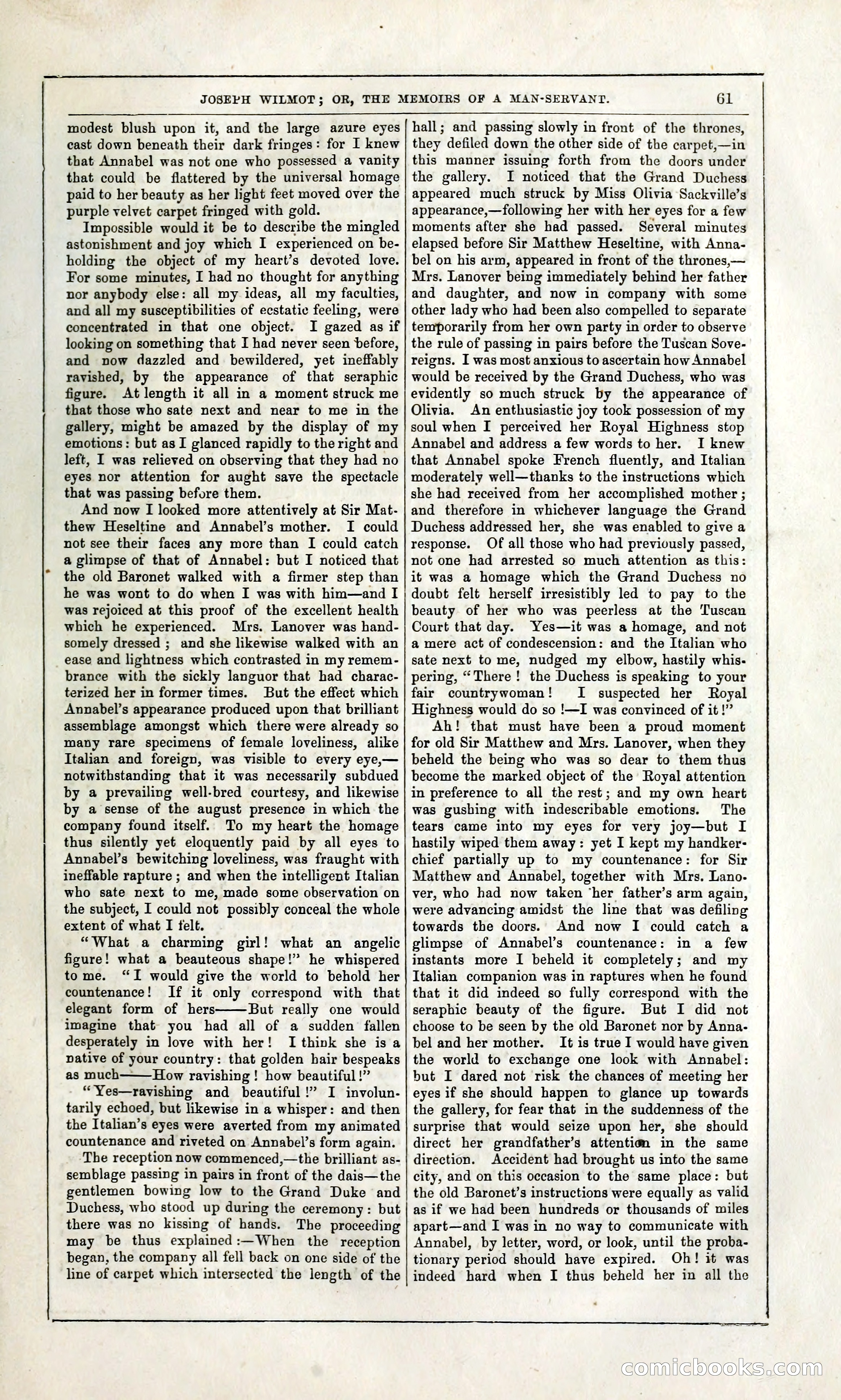 Joseph Wilmot, or, The Memoirs of a Man-Servant — page 74 of 399