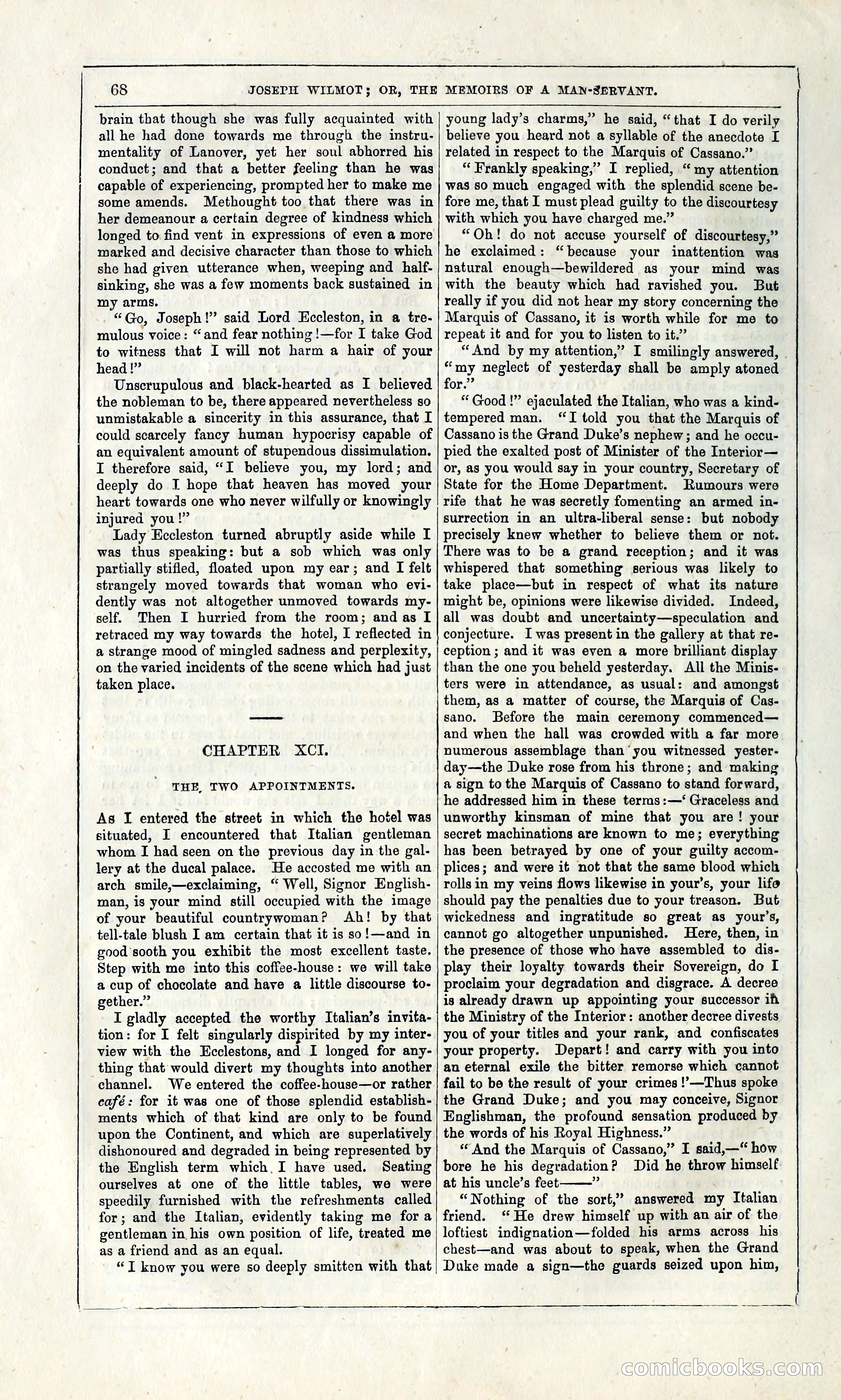 Joseph Wilmot, or, The Memoirs of a Man-Servant — page 81 of 399