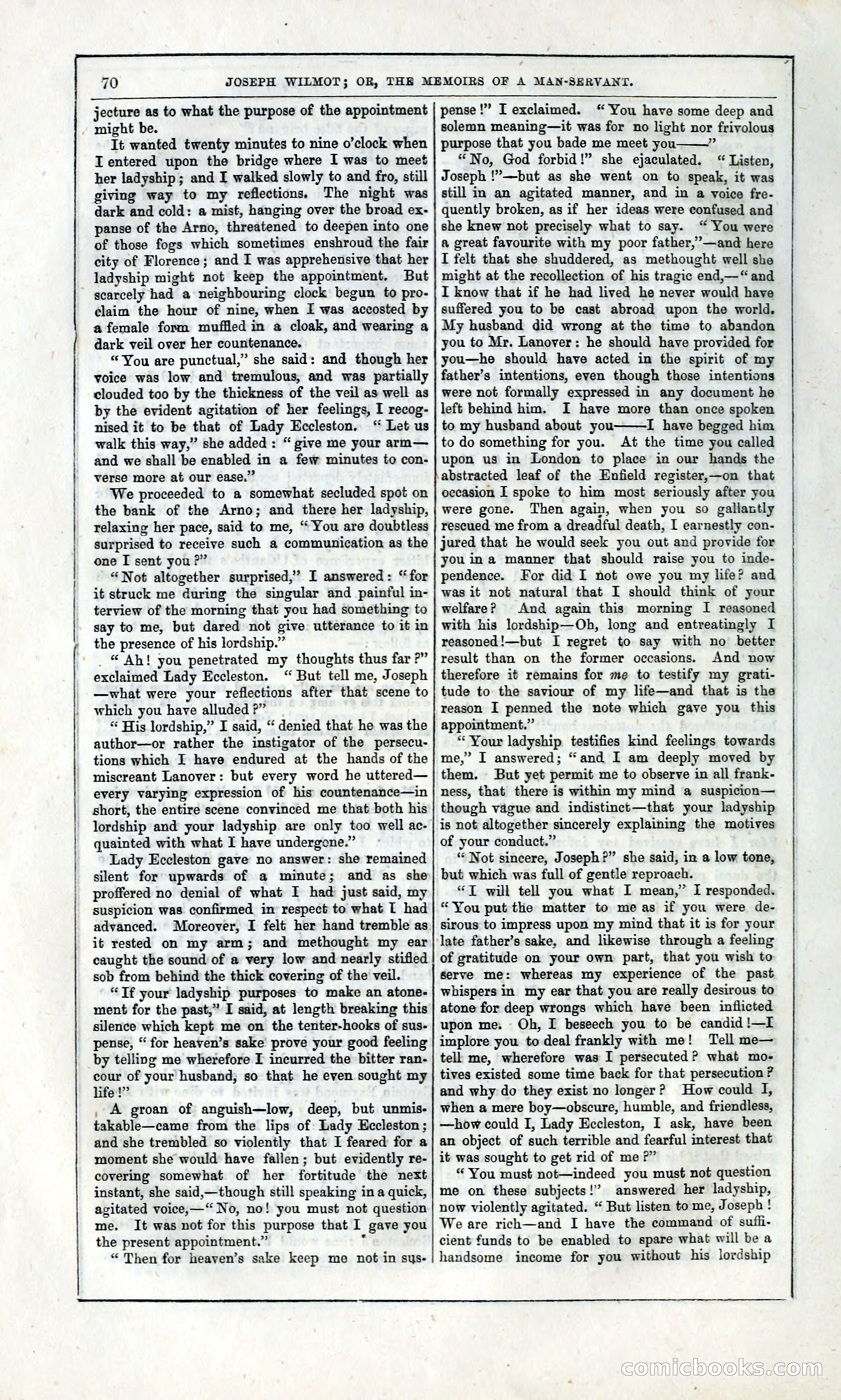 Joseph Wilmot, or, The Memoirs of a Man-Servant — page 83 of 399