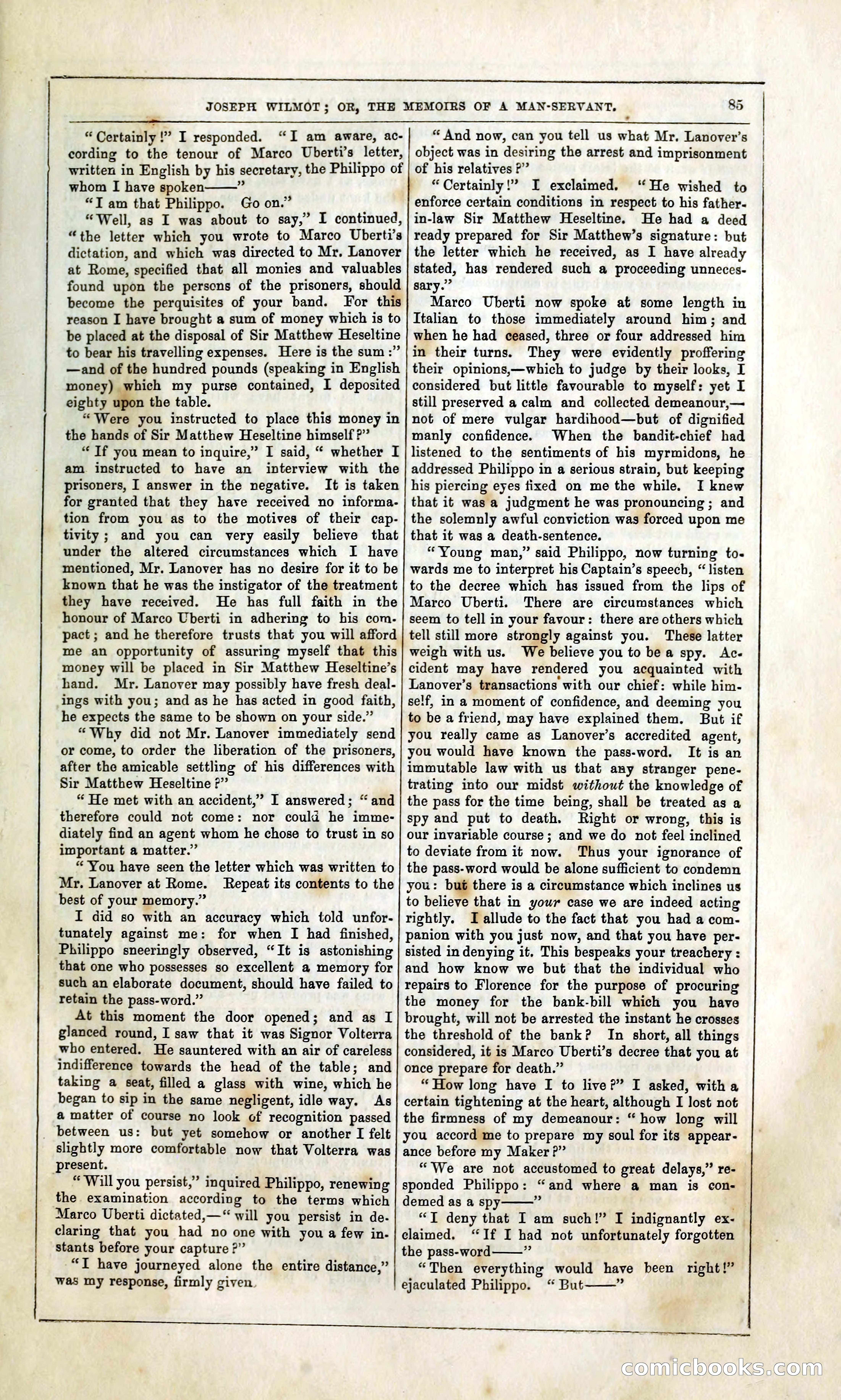 Joseph Wilmot, or, The Memoirs of a Man-Servant — page 98 of 399