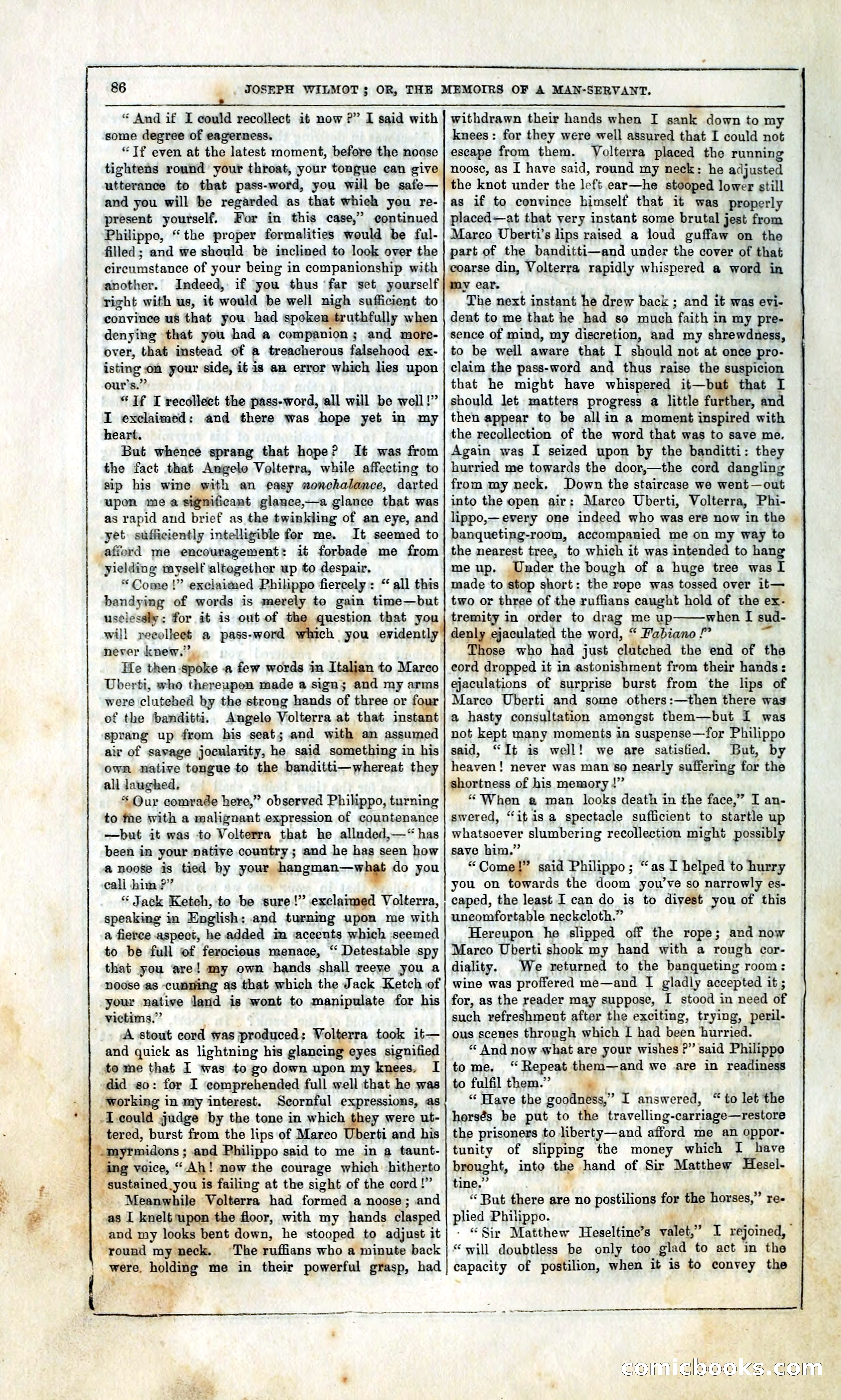 Joseph Wilmot, or, The Memoirs of a Man-Servant — page 99 of 399