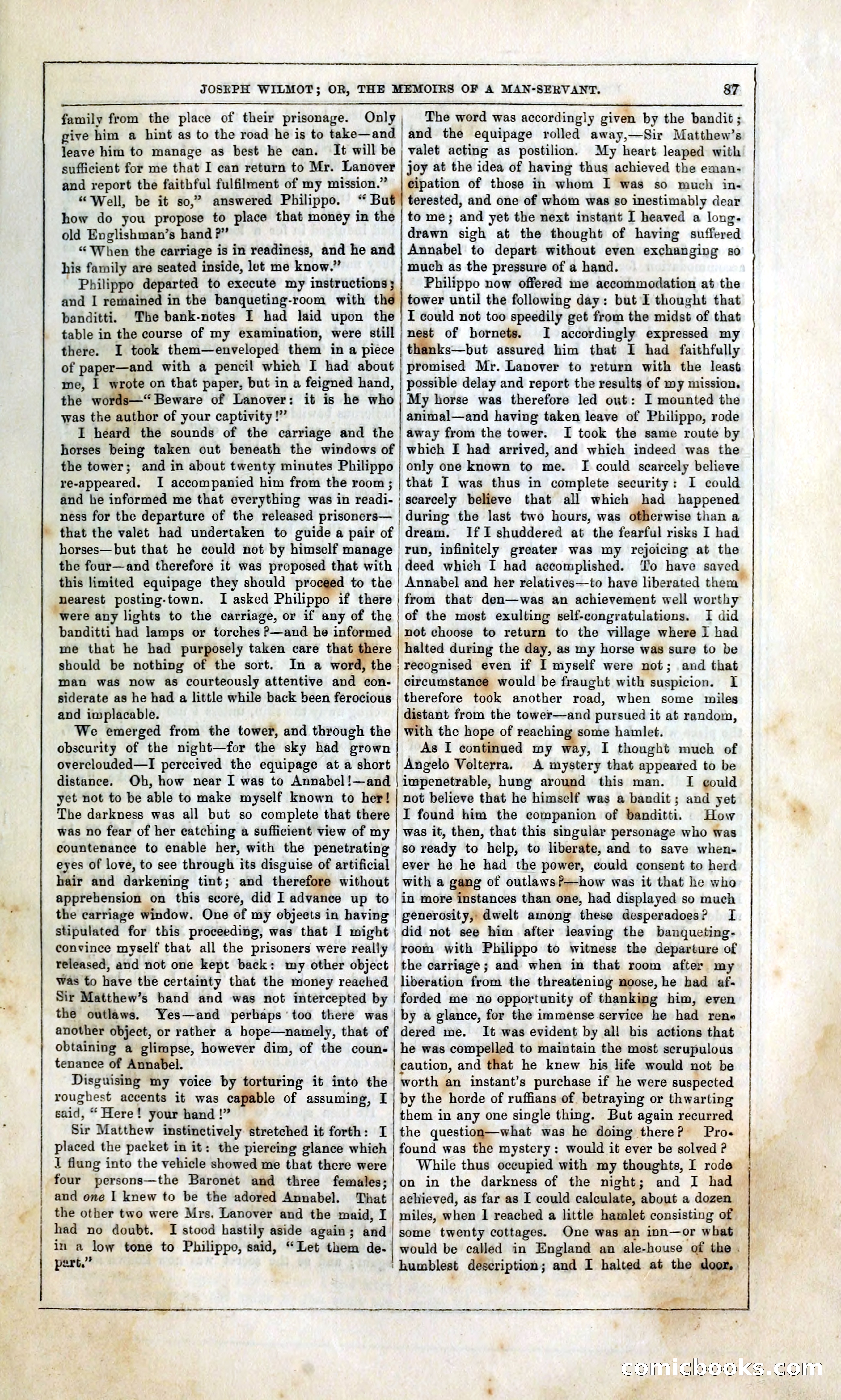 Joseph Wilmot, or, The Memoirs of a Man-Servant — page 100 of 399