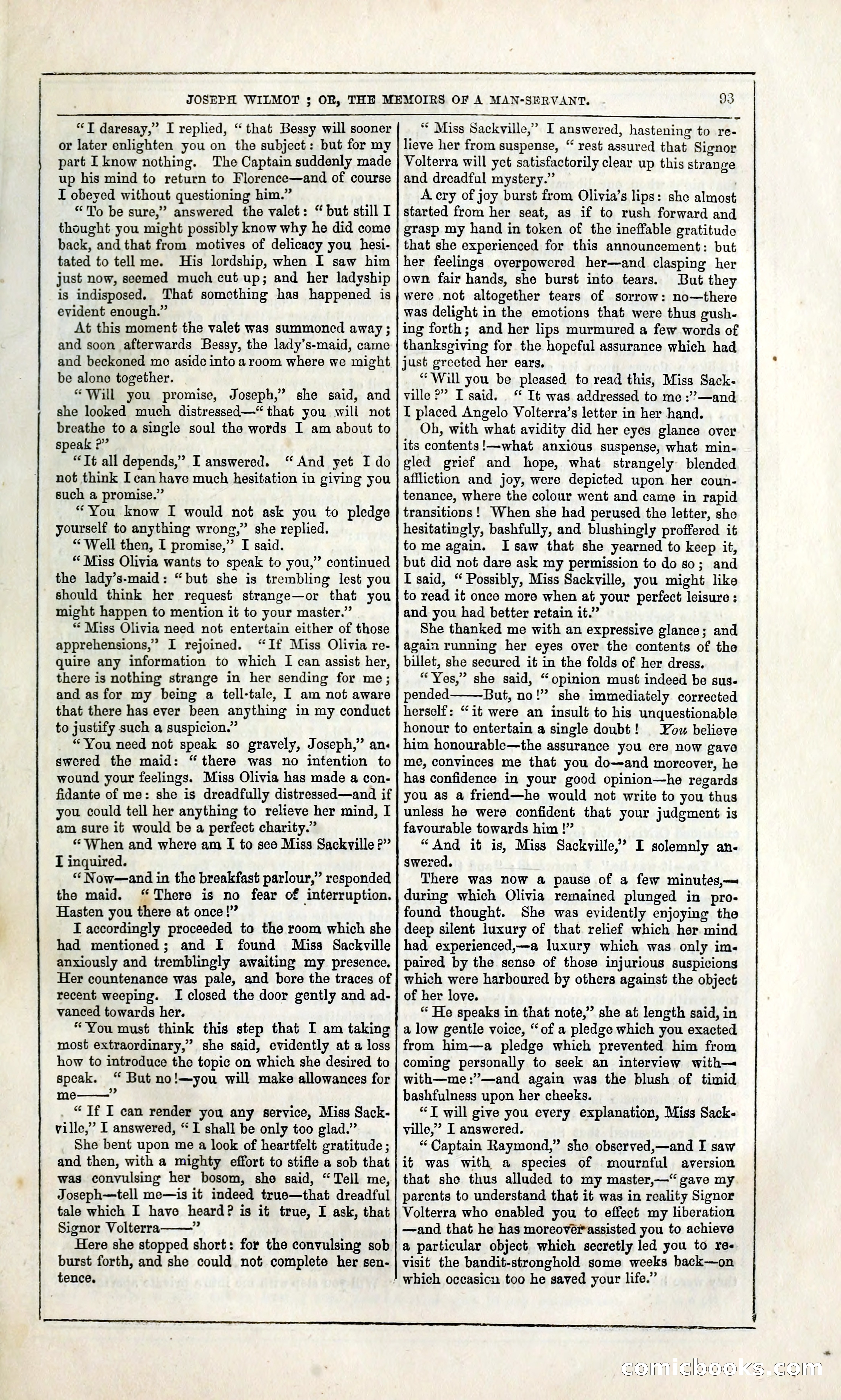 Joseph Wilmot, or, The Memoirs of a Man-Servant — page 106 of 399
