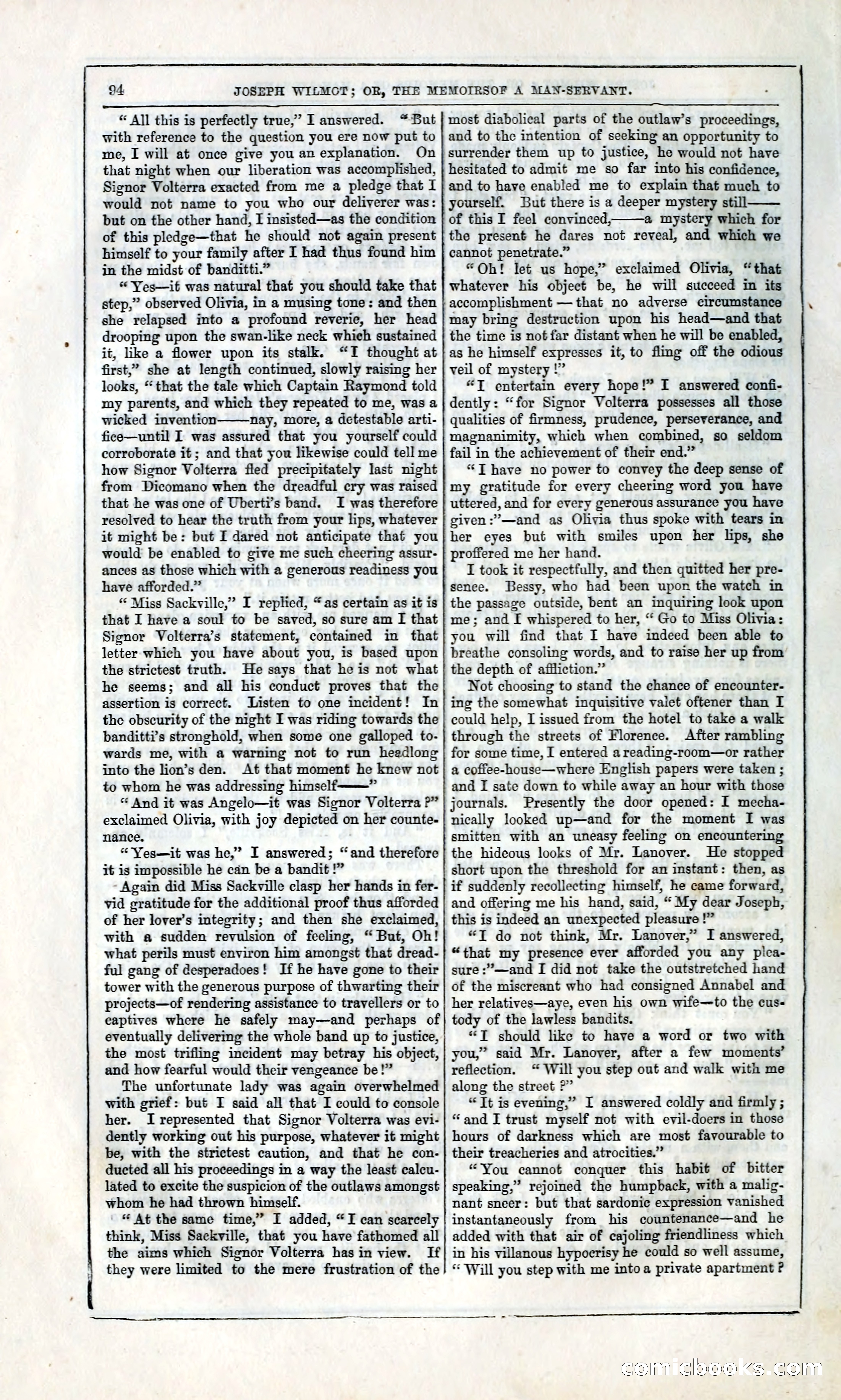 Joseph Wilmot, or, The Memoirs of a Man-Servant — page 107 of 399