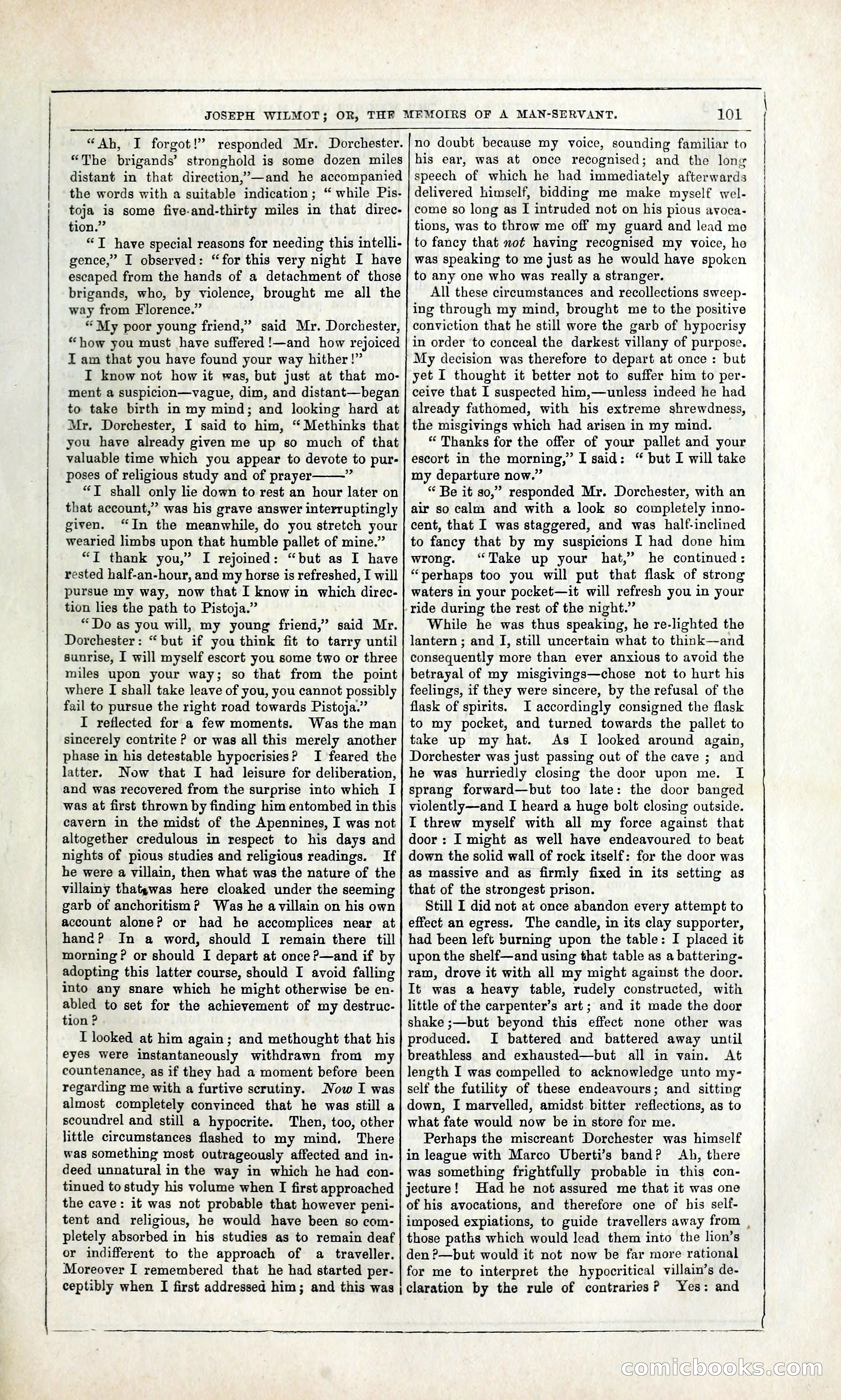 Joseph Wilmot, or, The Memoirs of a Man-Servant — page 114 of 399