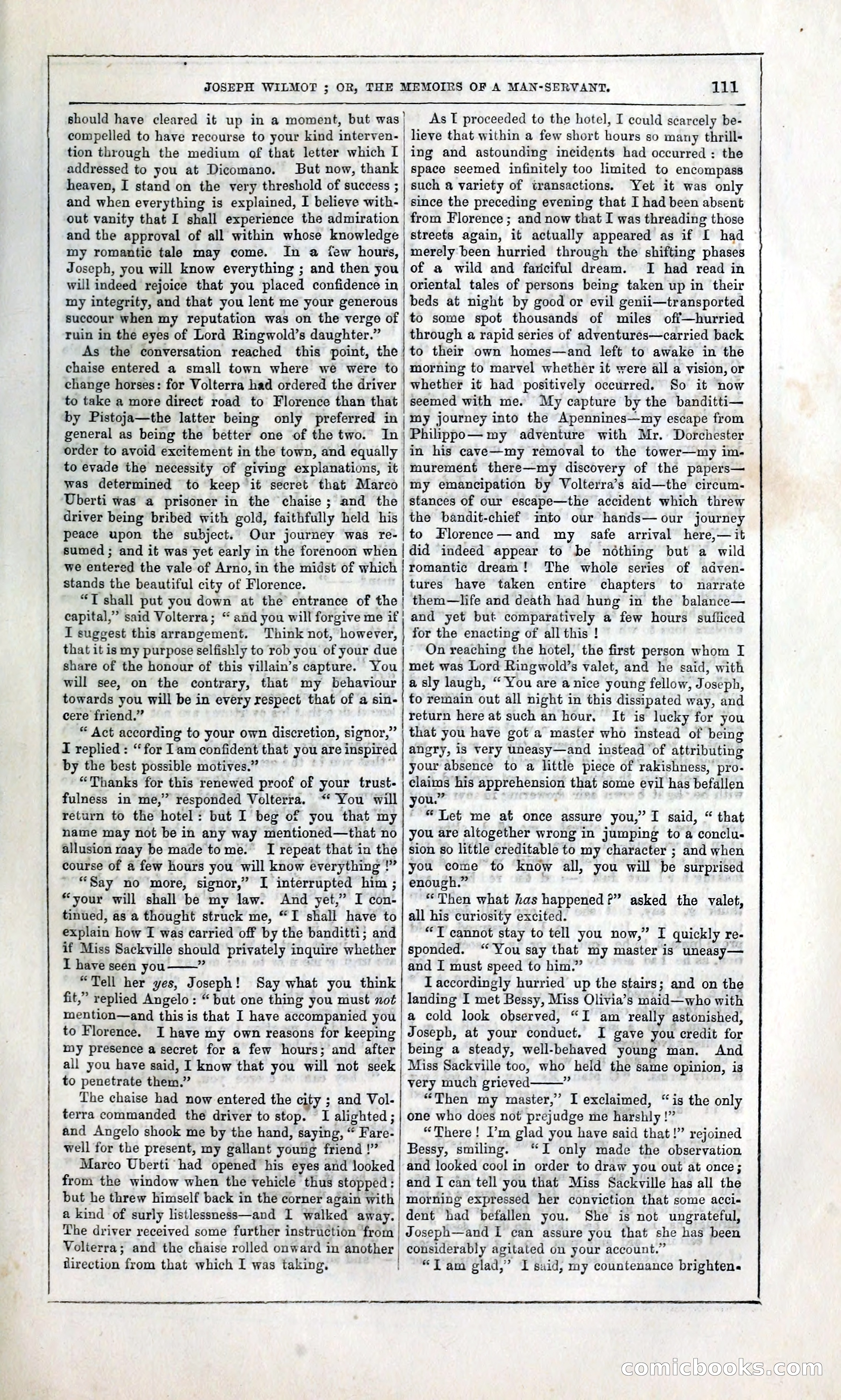 Joseph Wilmot, or, The Memoirs of a Man-Servant — page 124 of 399