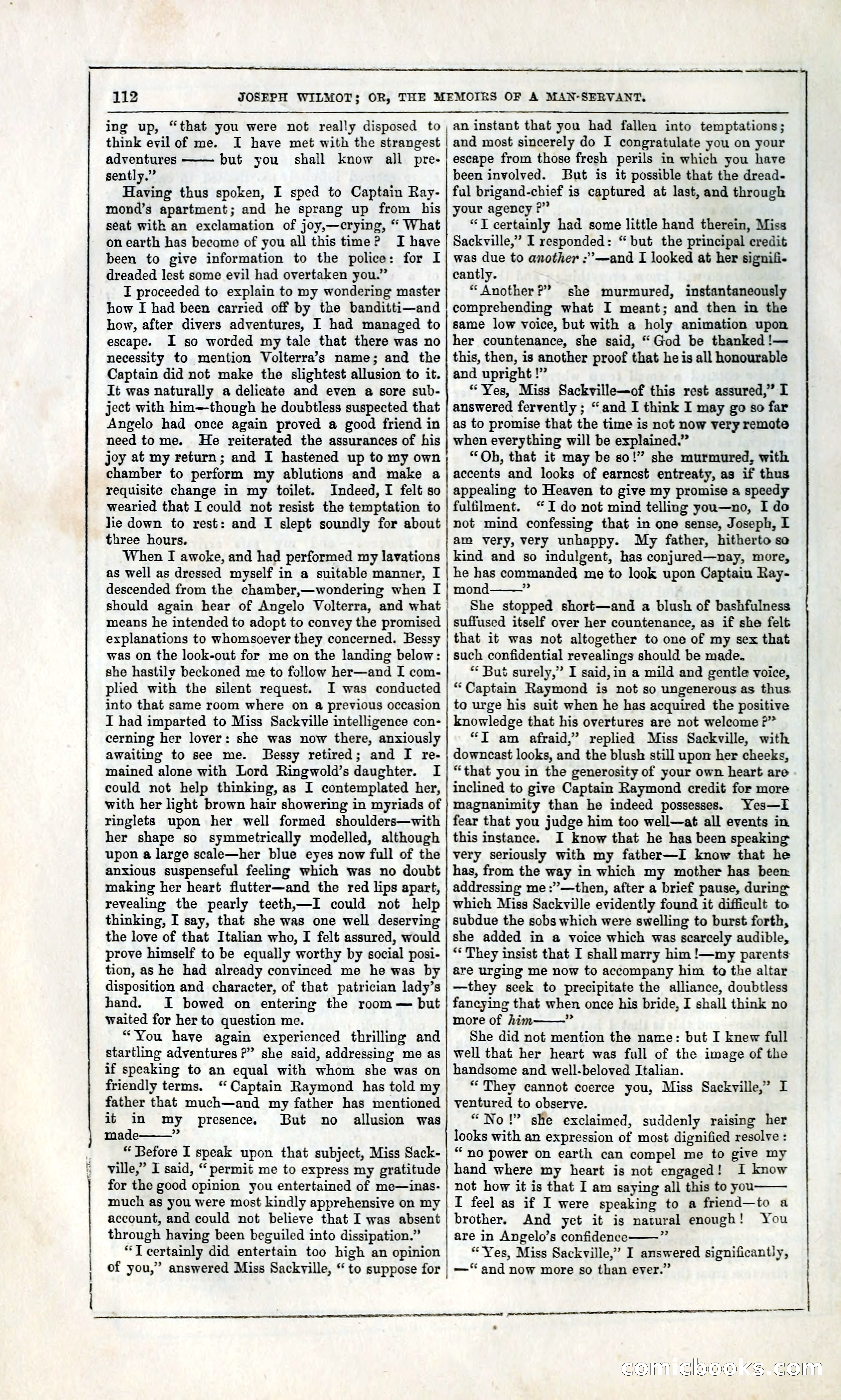 Joseph Wilmot, or, The Memoirs of a Man-Servant — page 125 of 399
