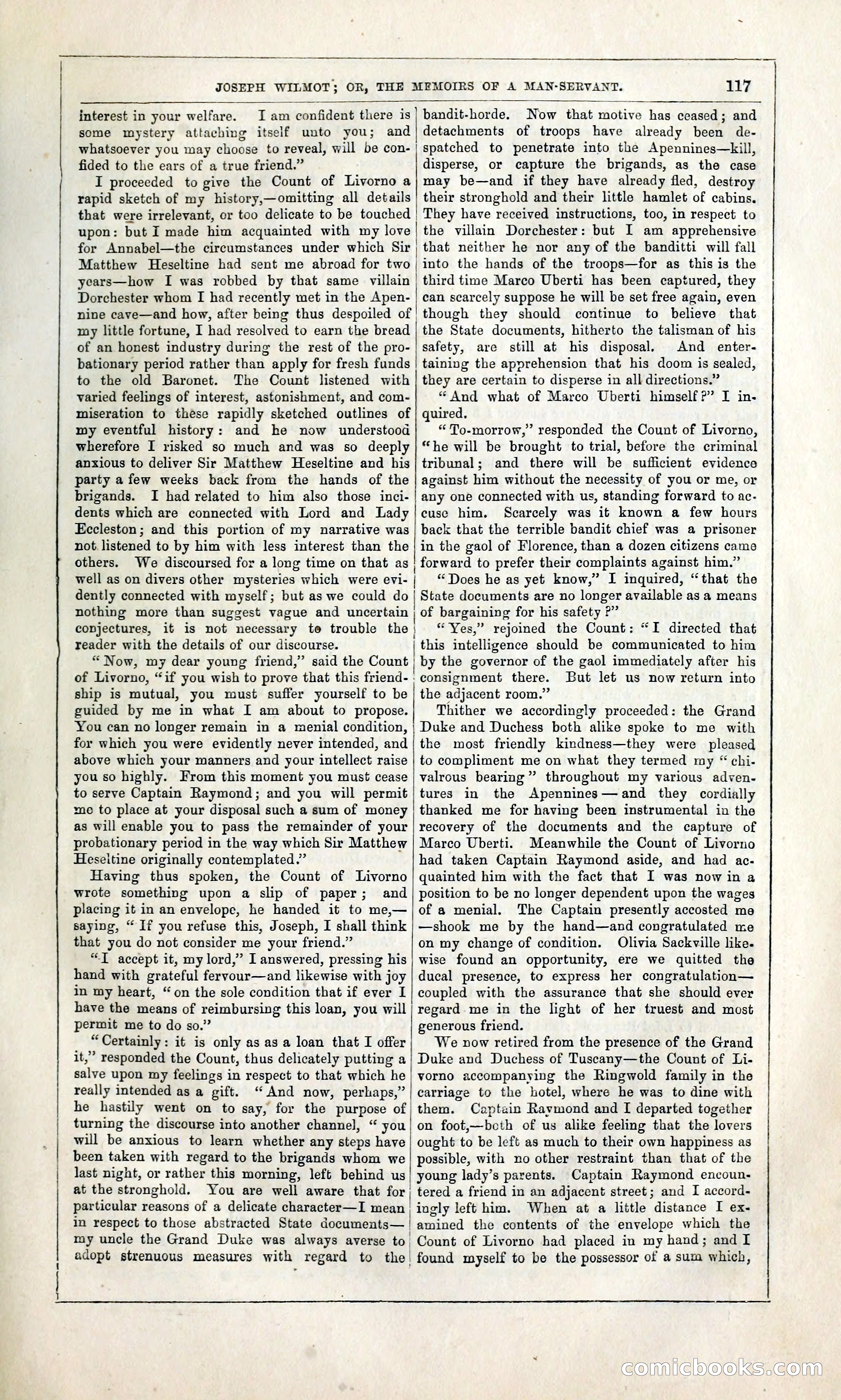 Joseph Wilmot, or, The Memoirs of a Man-Servant — page 130 of 399