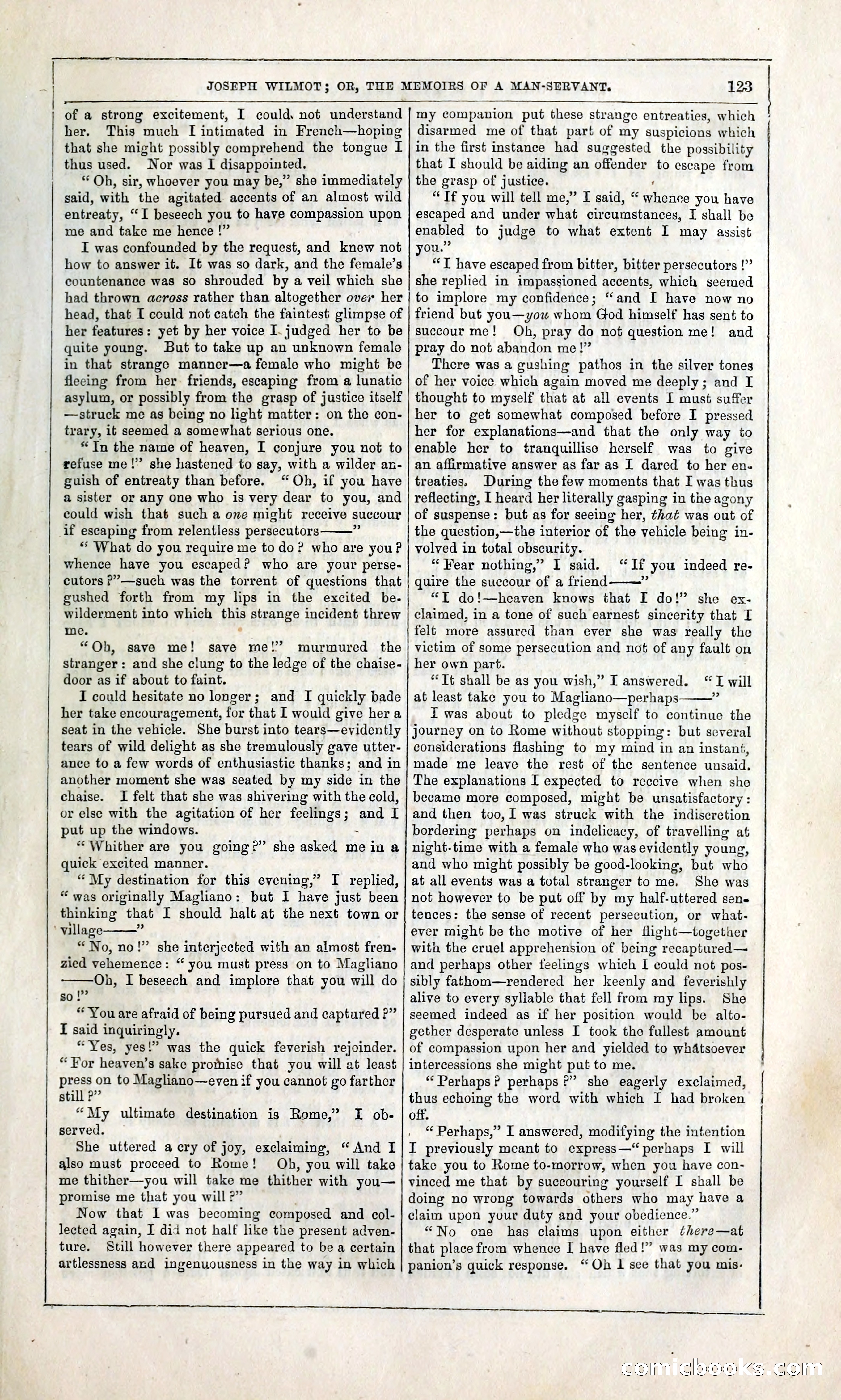 Joseph Wilmot, or, The Memoirs of a Man-Servant — page 136 of 399