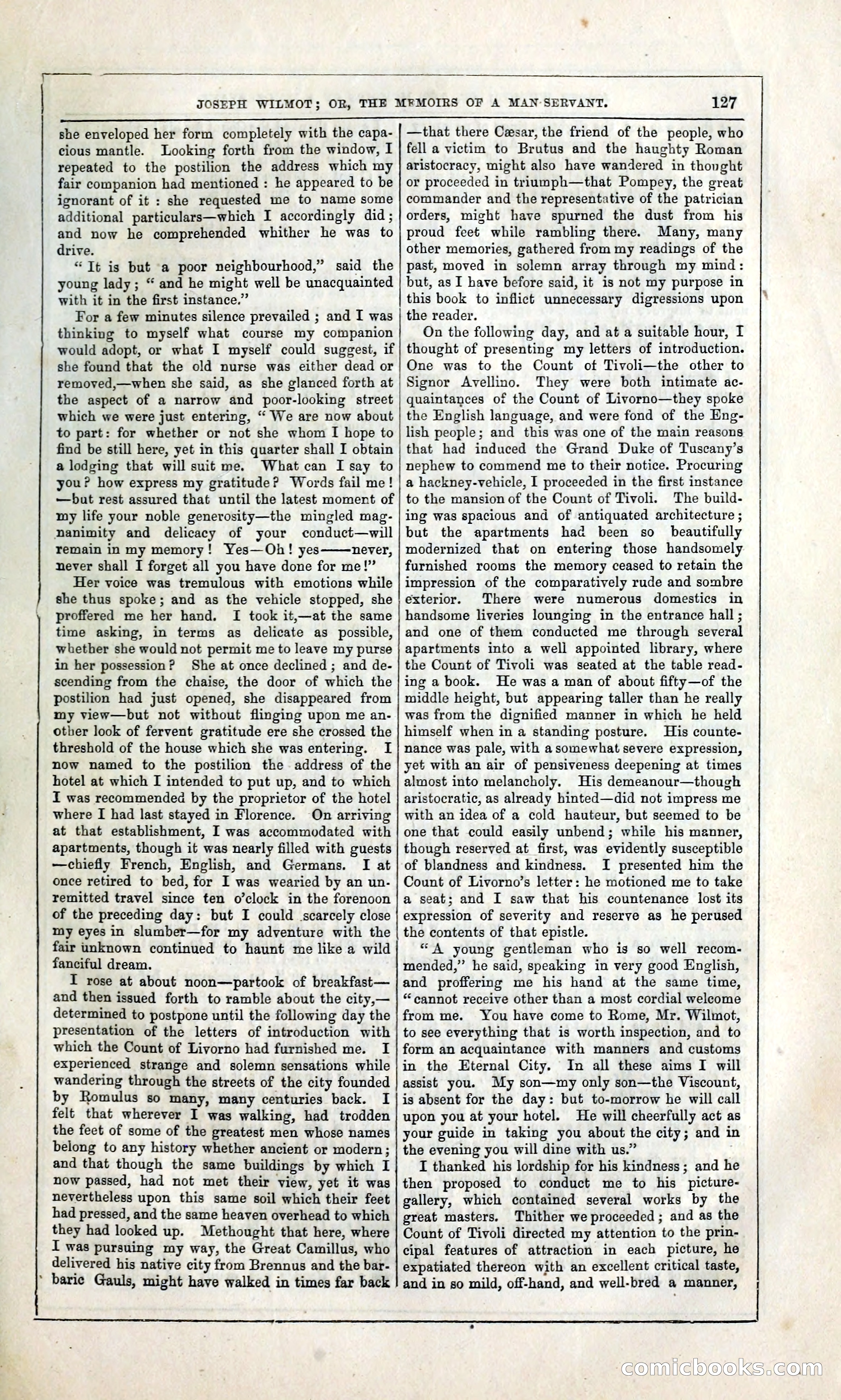 Joseph Wilmot, or, The Memoirs of a Man-Servant — page 140 of 399