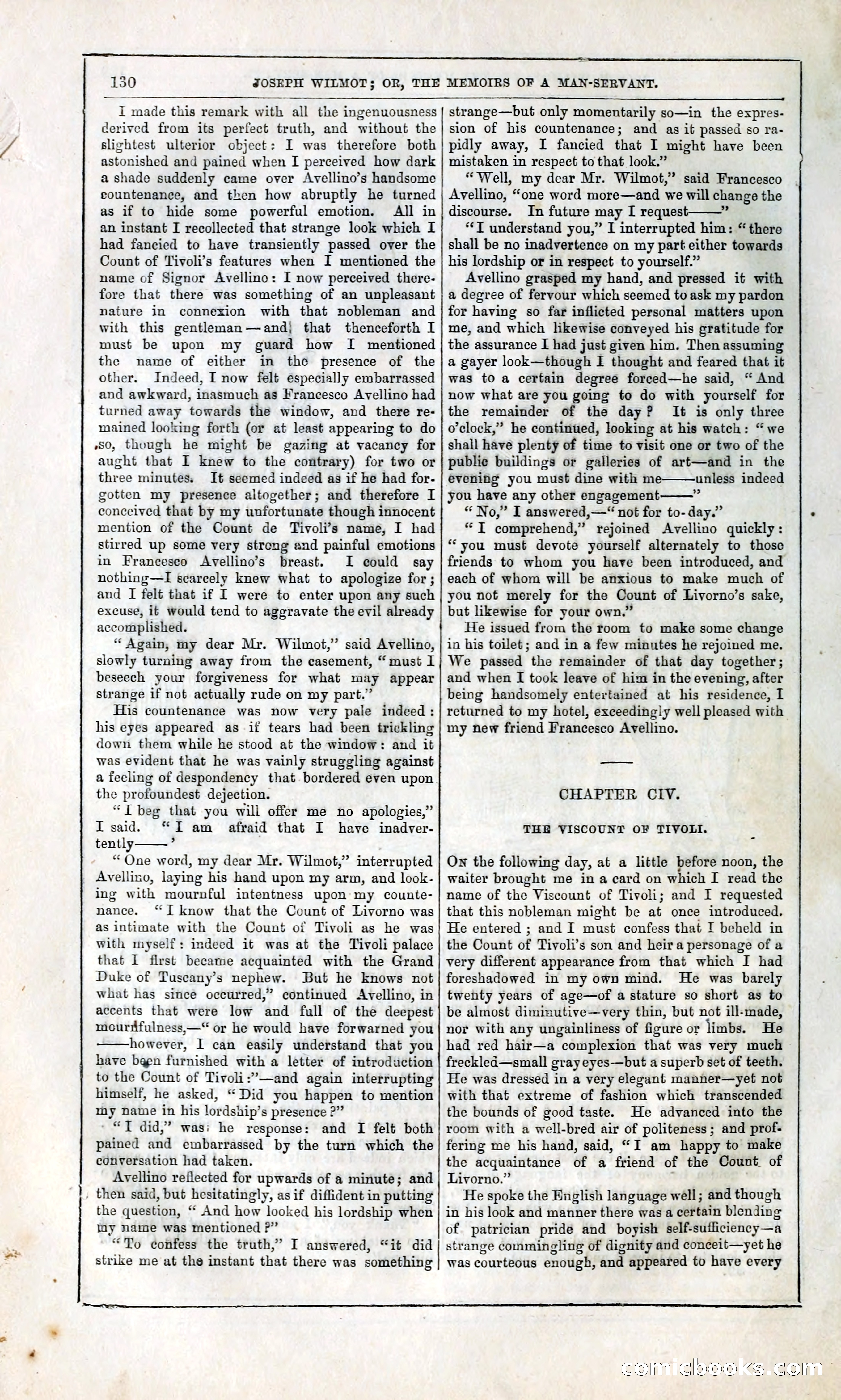 Joseph Wilmot, or, The Memoirs of a Man-Servant — page 143 of 399