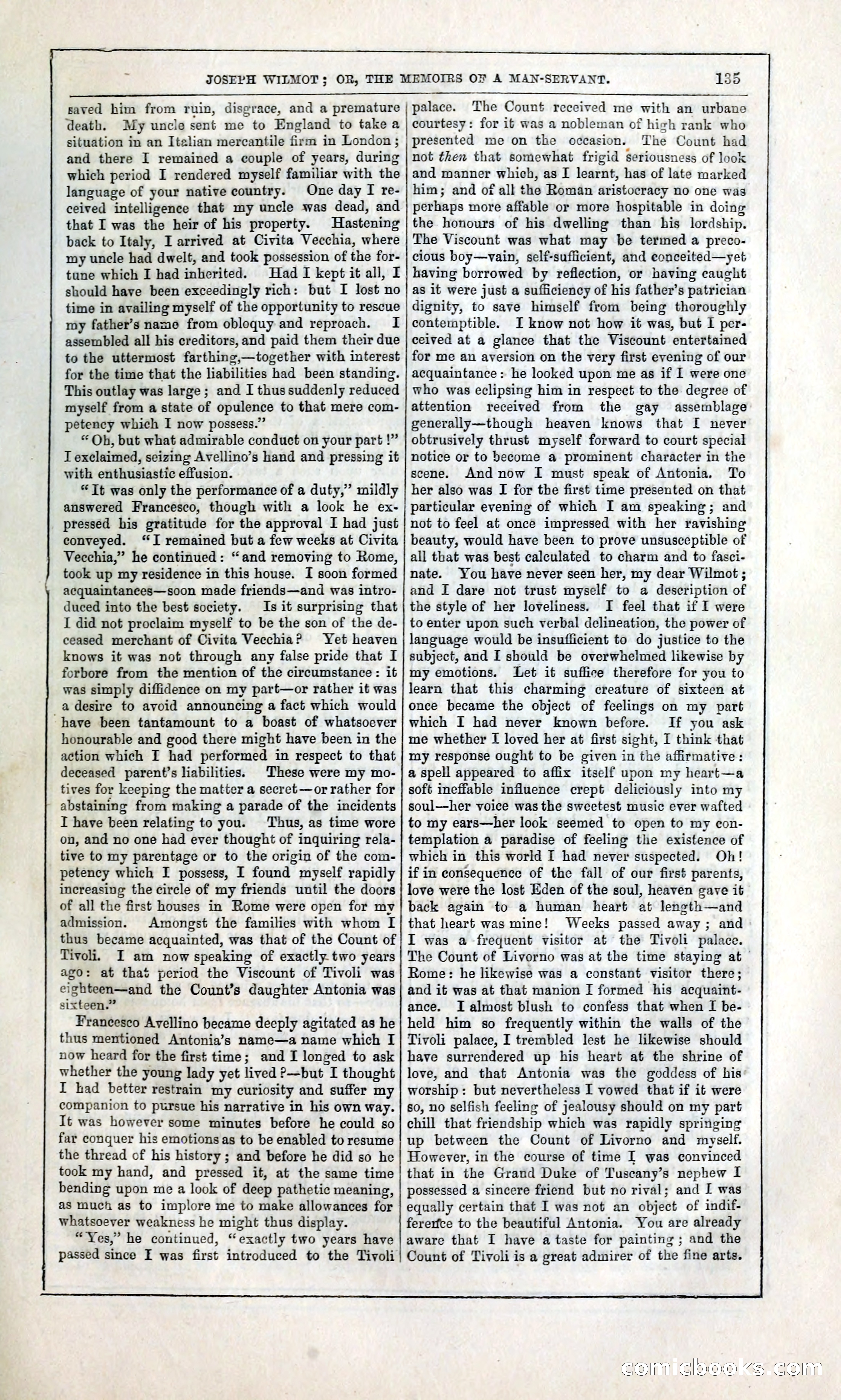 Joseph Wilmot, or, The Memoirs of a Man-Servant — page 148 of 399