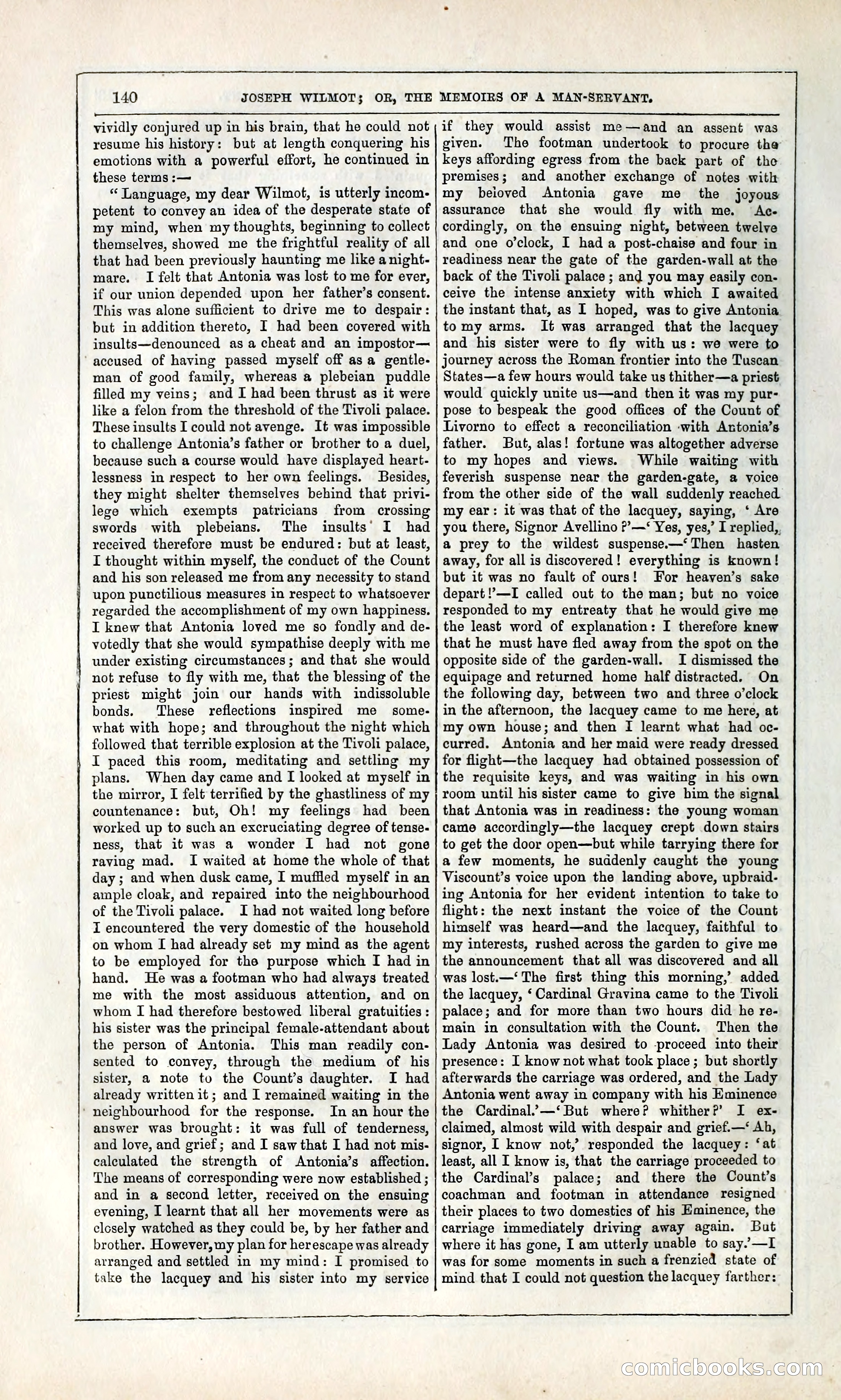 Joseph Wilmot, or, The Memoirs of a Man-Servant — page 153 of 399