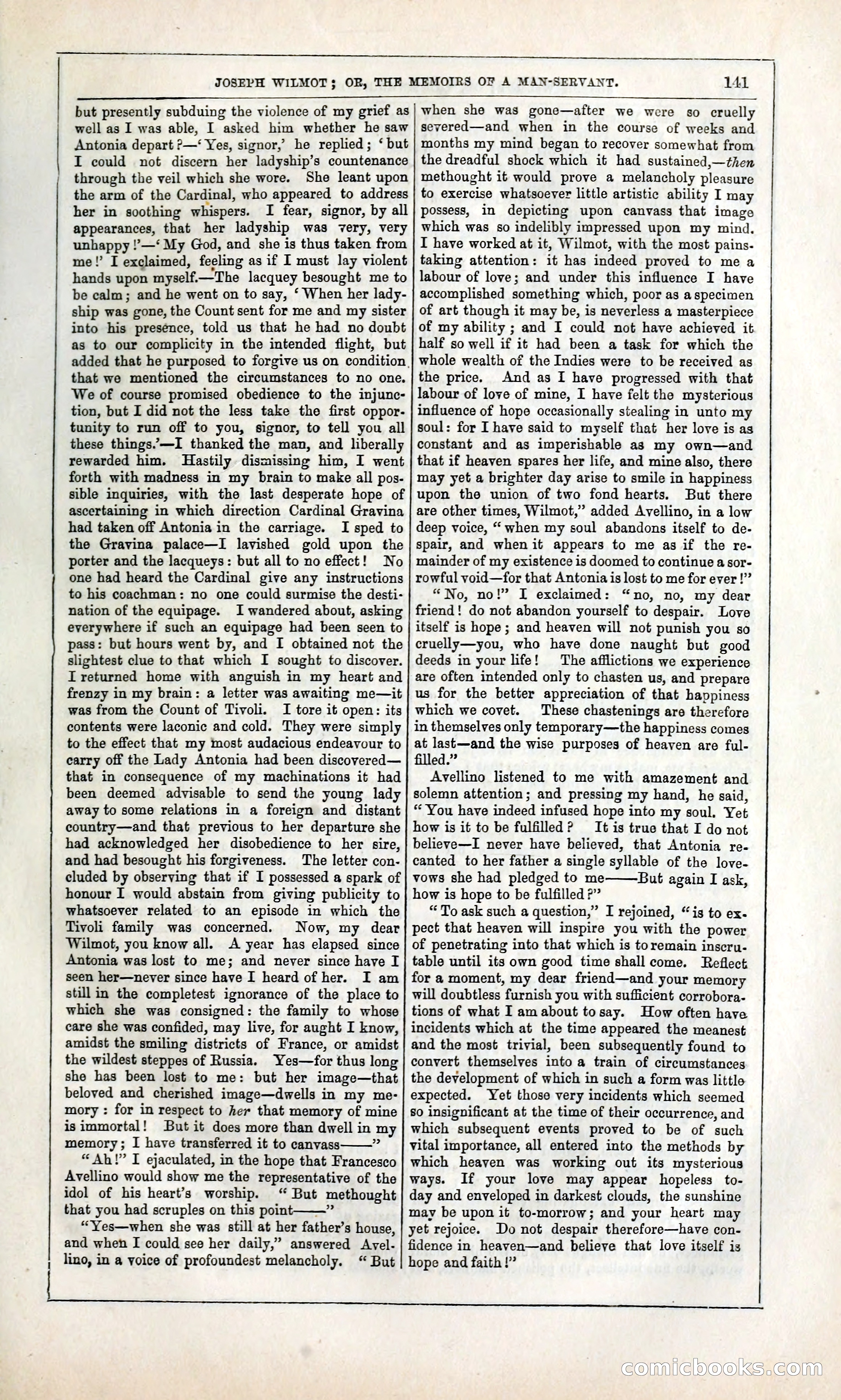 Joseph Wilmot, or, The Memoirs of a Man-Servant — page 154 of 399