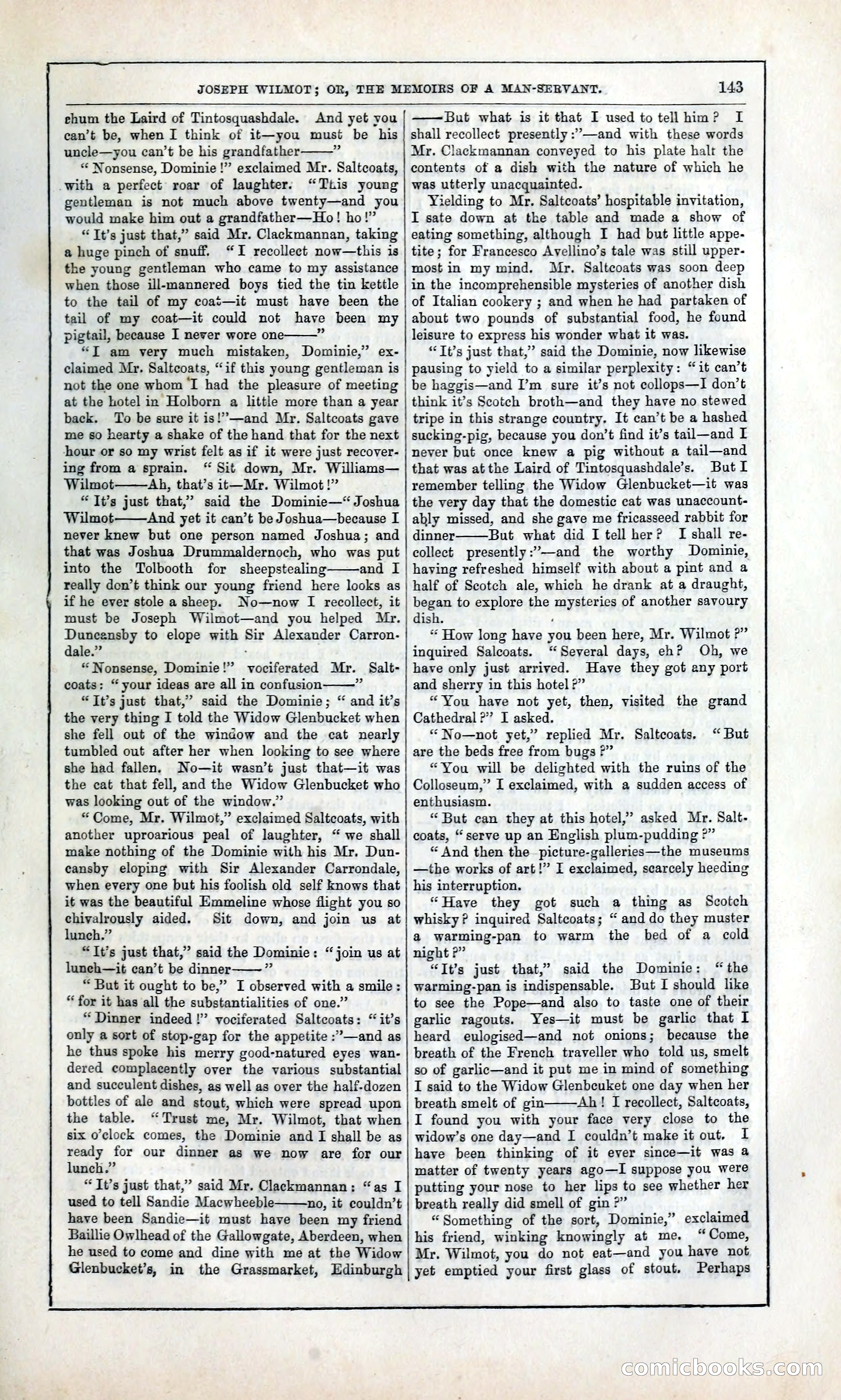 Joseph Wilmot, or, The Memoirs of a Man-Servant — page 156 of 399