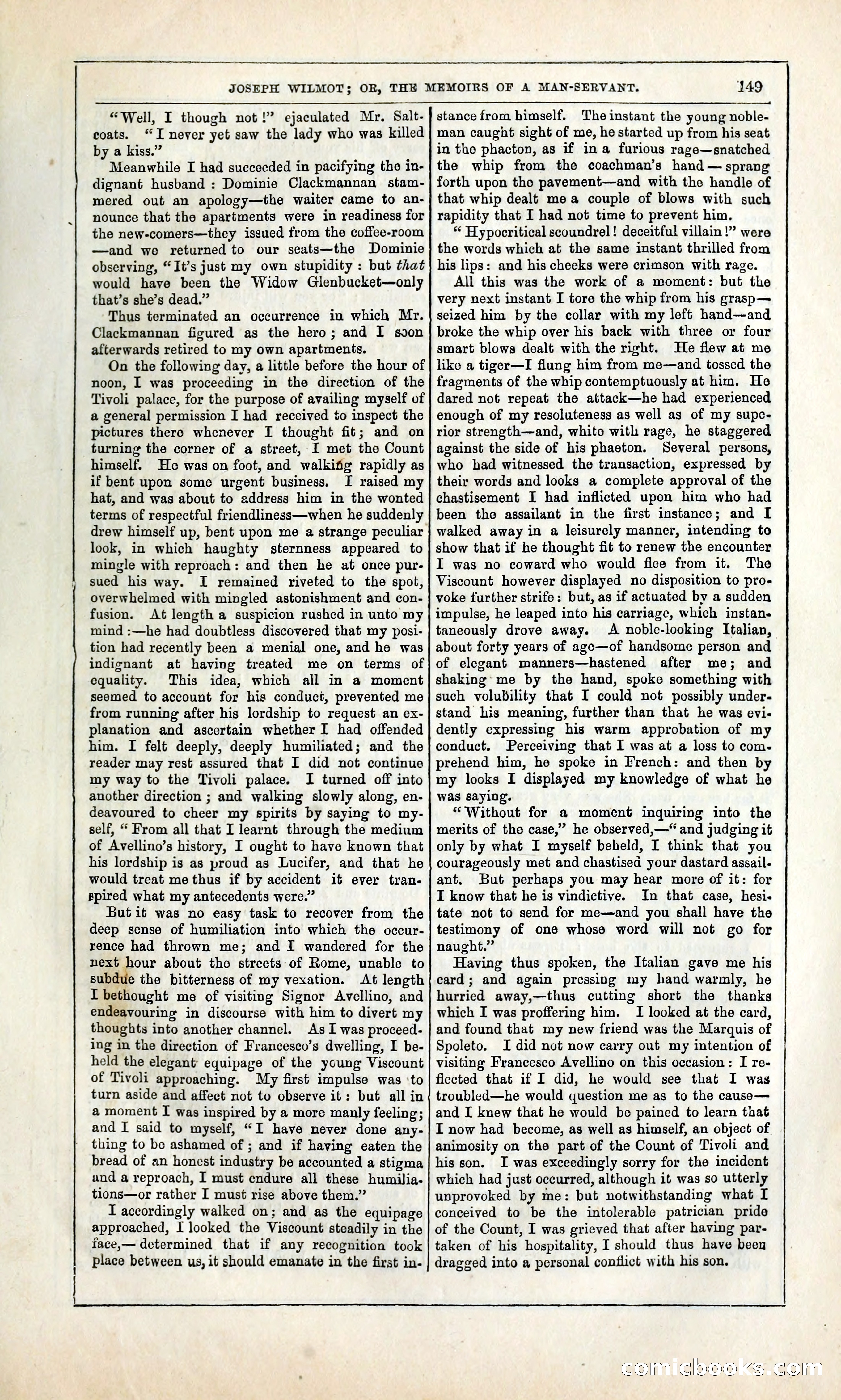 Joseph Wilmot, or, The Memoirs of a Man-Servant — page 162 of 399