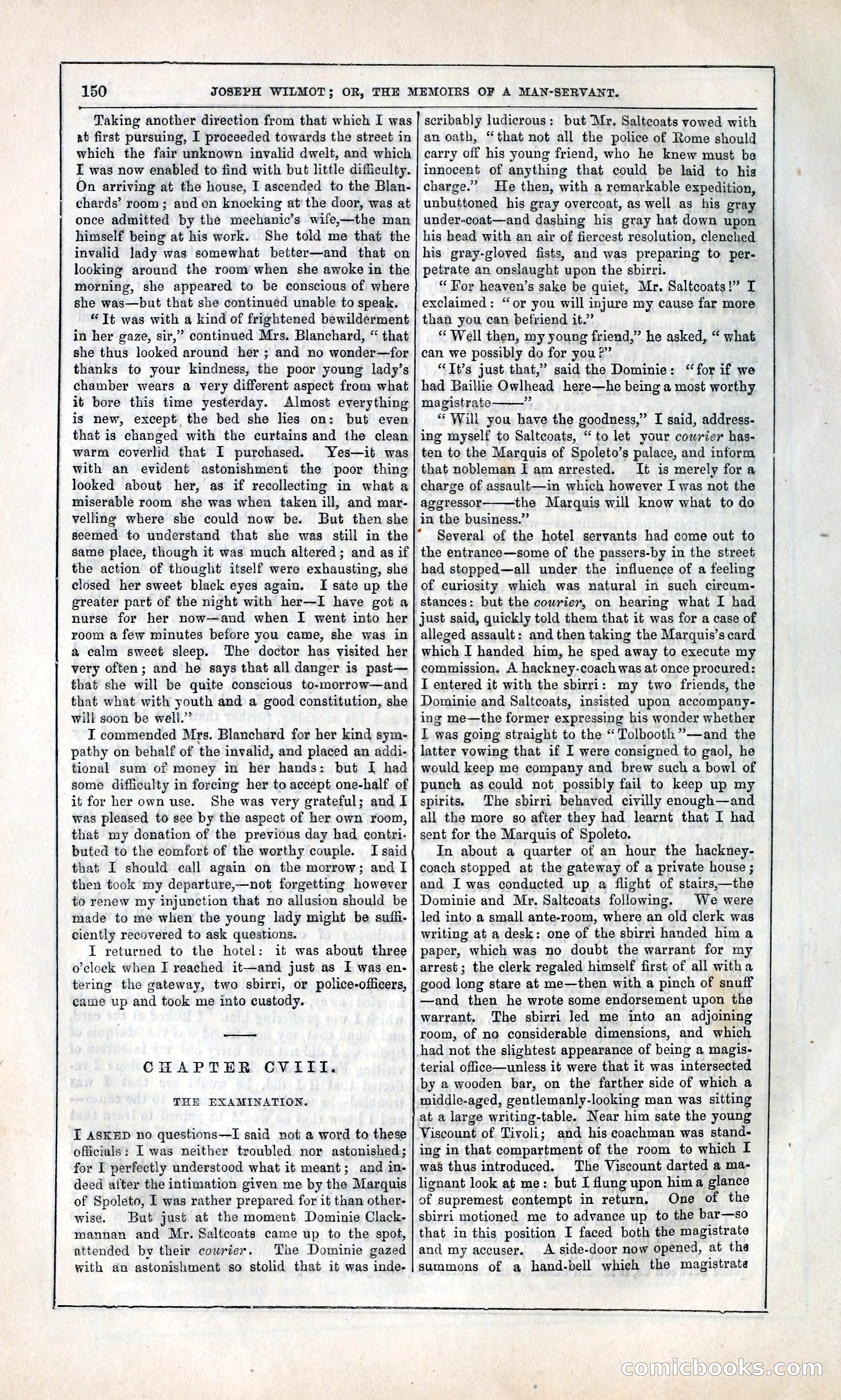 Joseph Wilmot, or, The Memoirs of a Man-Servant — page 163 of 399