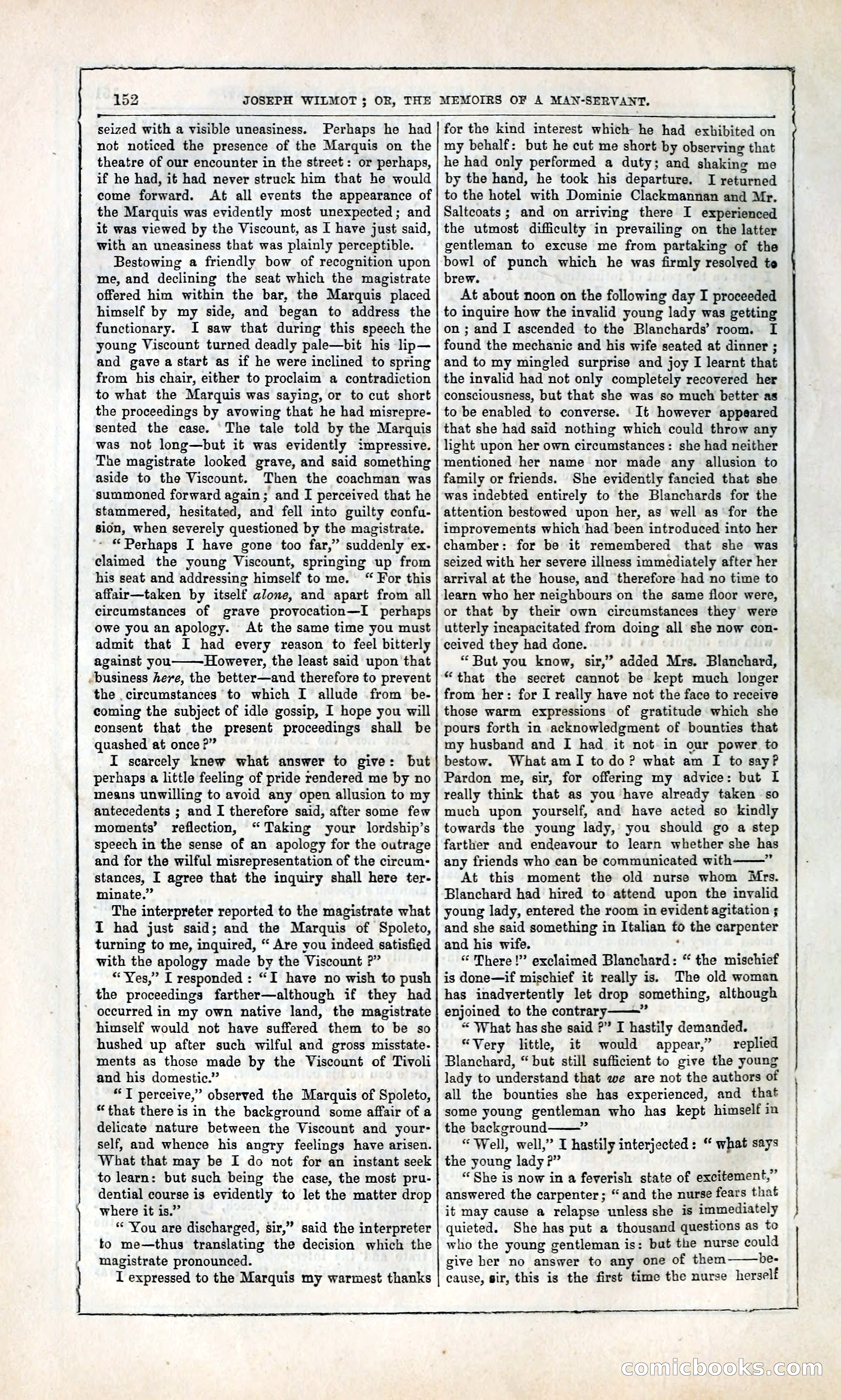 Joseph Wilmot, or, The Memoirs of a Man-Servant — page 165 of 399