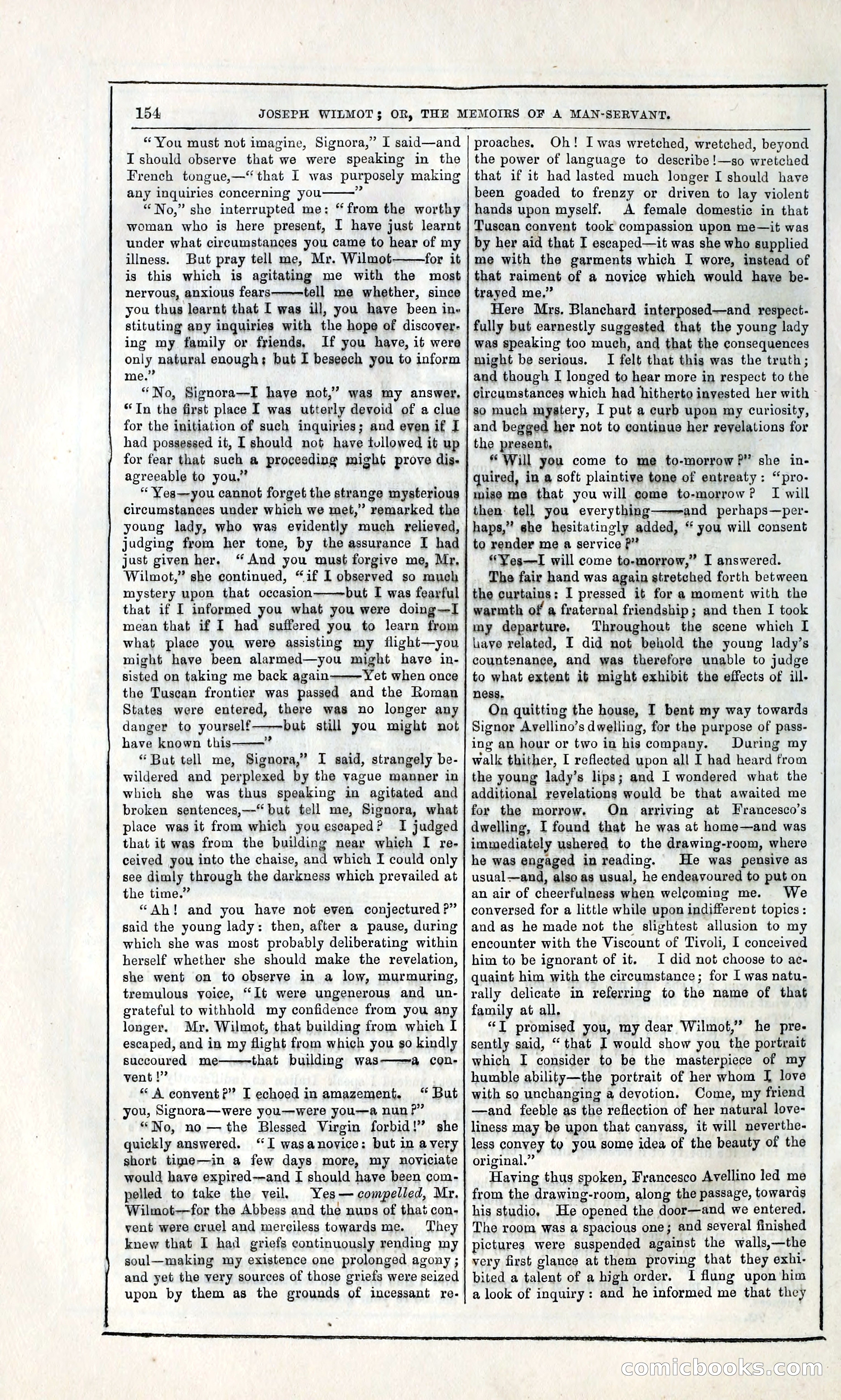Joseph Wilmot, or, The Memoirs of a Man-Servant — page 167 of 399