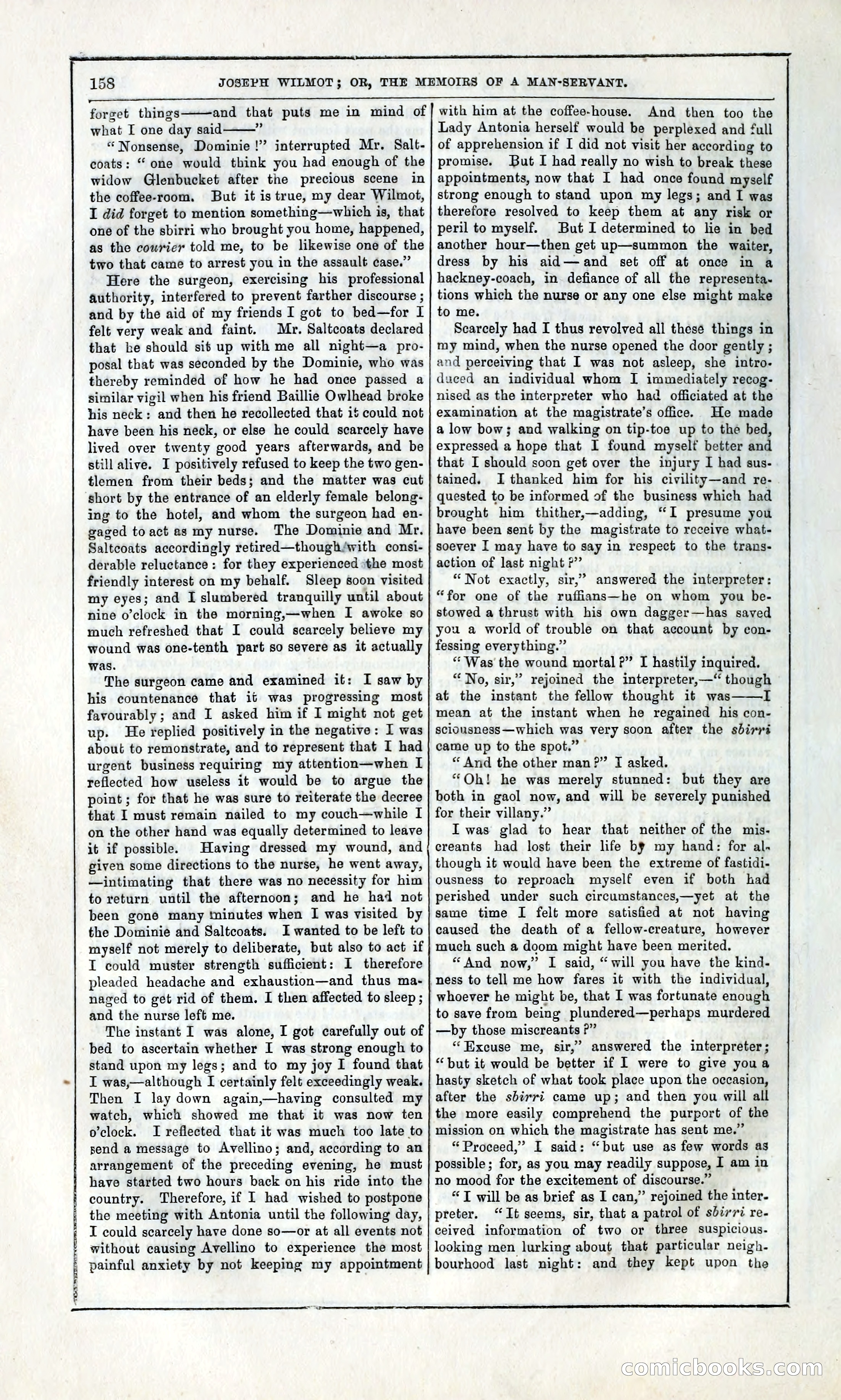 Joseph Wilmot, or, The Memoirs of a Man-Servant — page 171 of 399