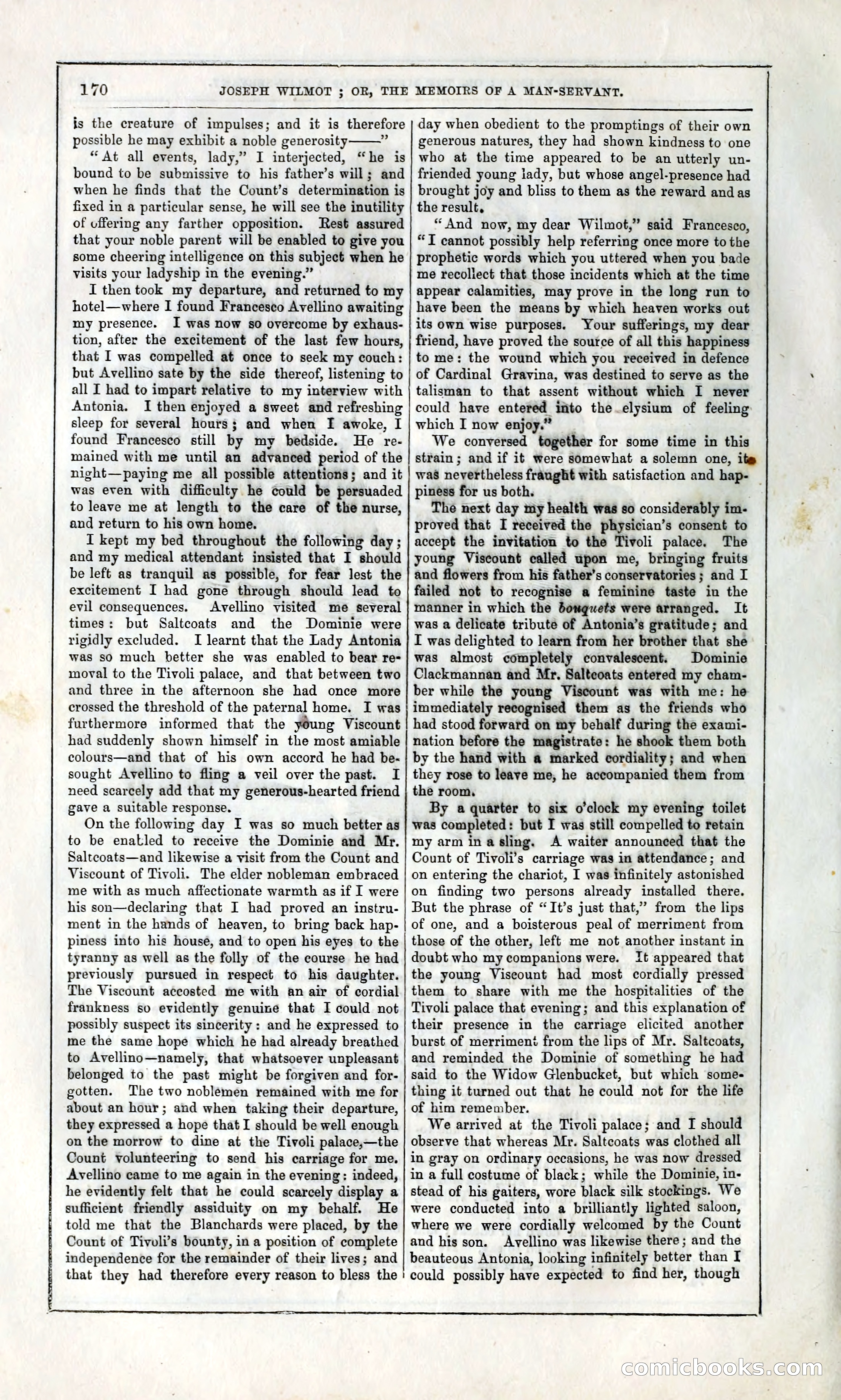 Joseph Wilmot, or, The Memoirs of a Man-Servant — page 183 of 399