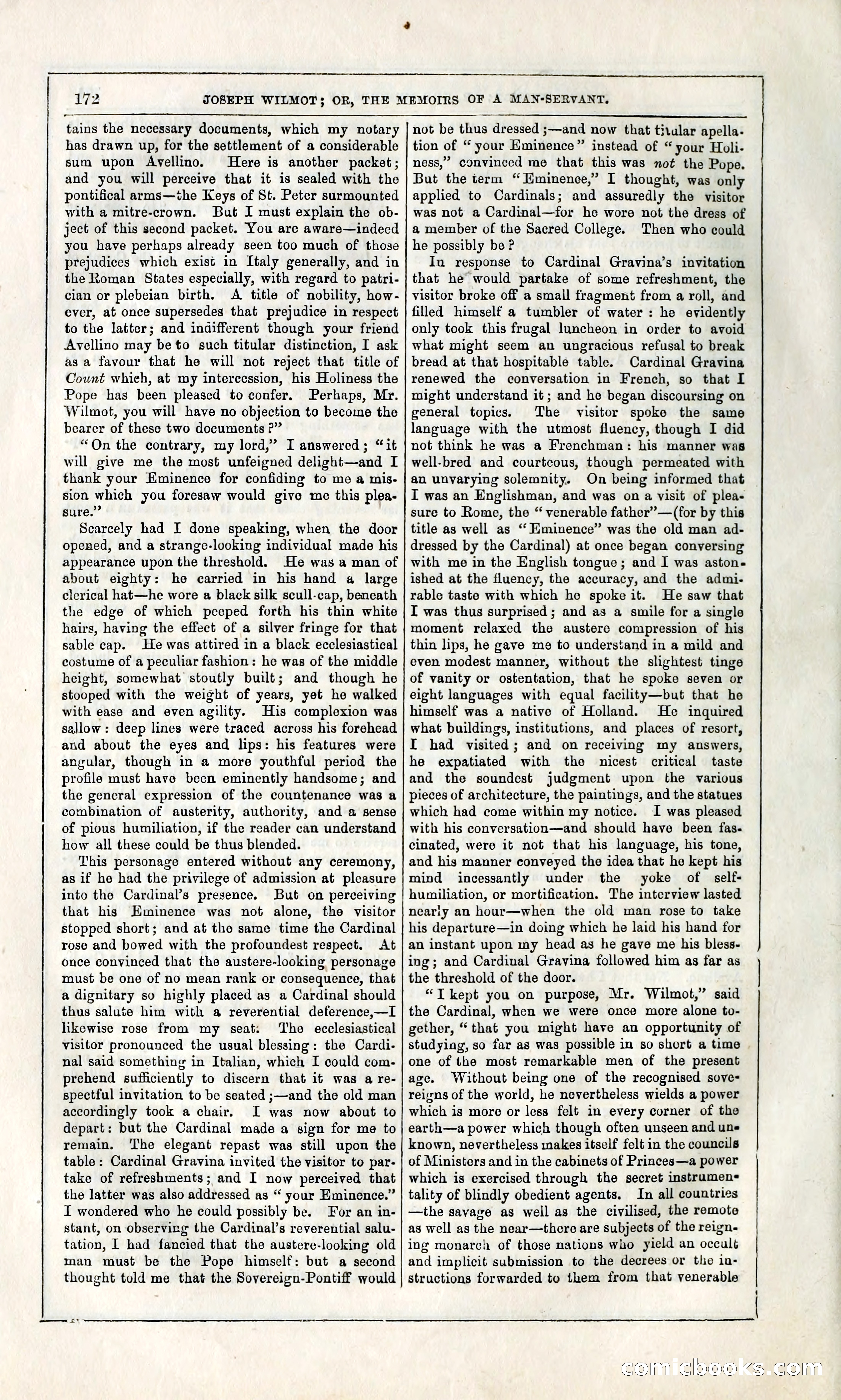 Joseph Wilmot, or, The Memoirs of a Man-Servant — page 185 of 399