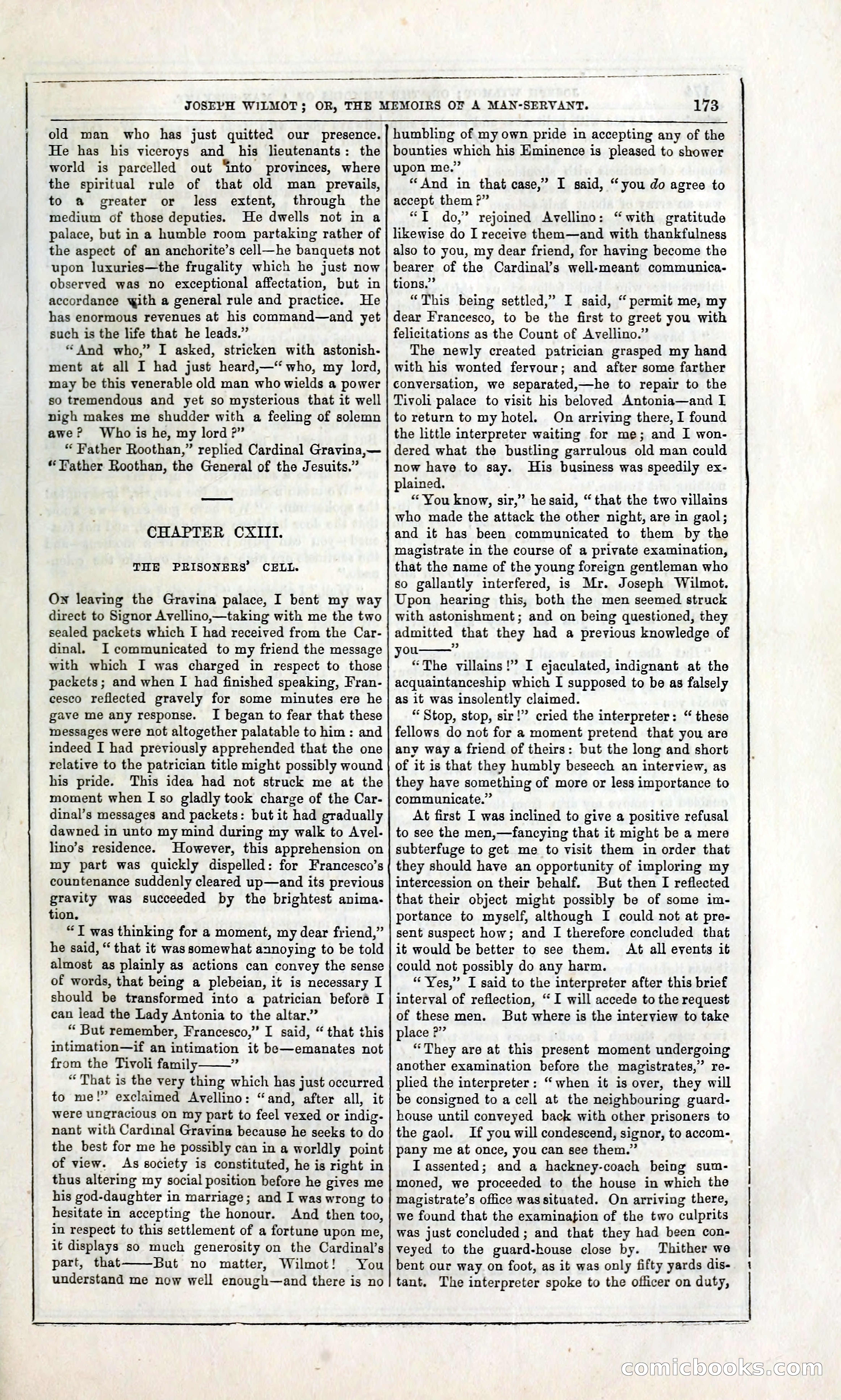 Joseph Wilmot, or, The Memoirs of a Man-Servant — page 186 of 399