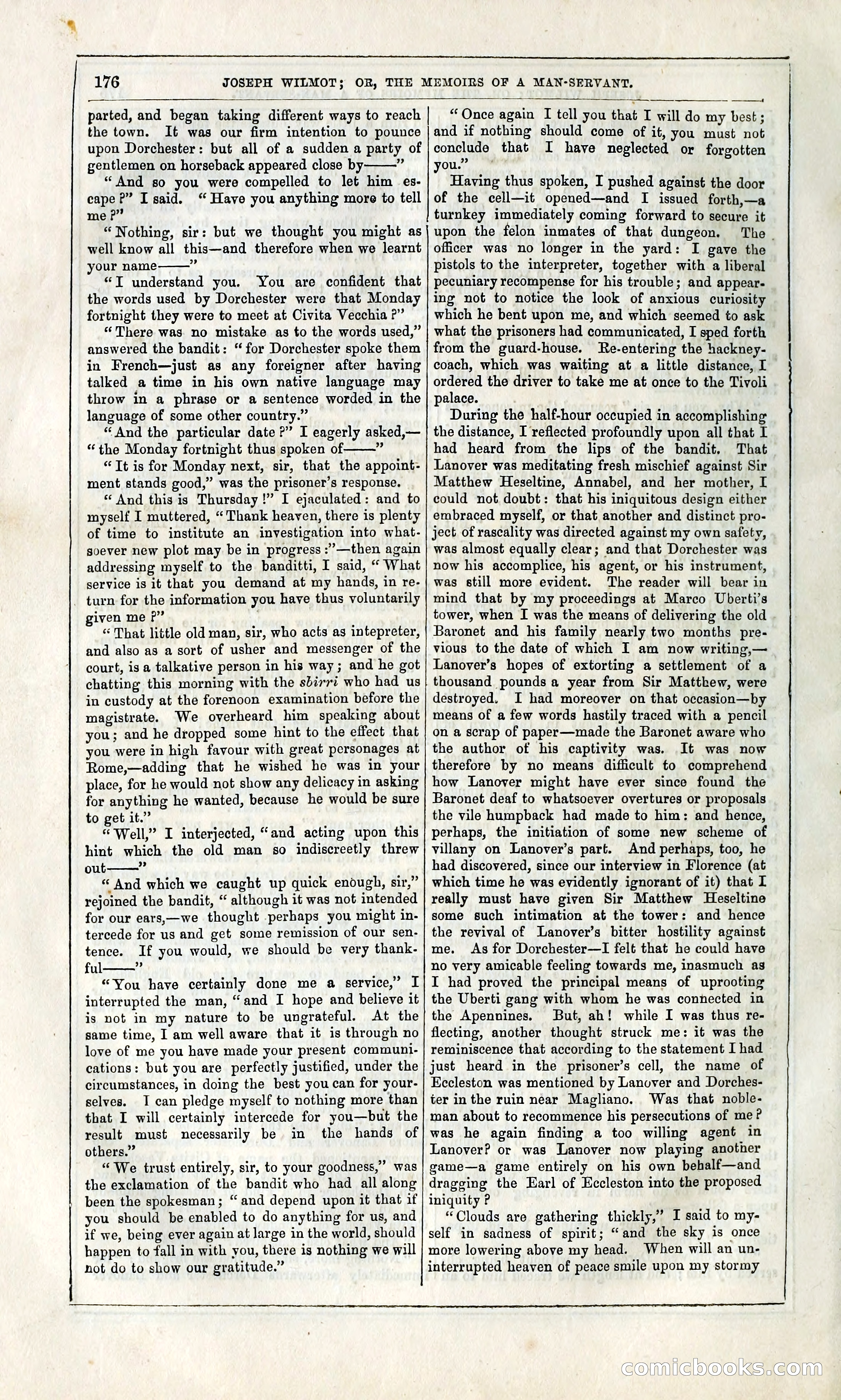 Joseph Wilmot, or, The Memoirs of a Man-Servant — page 189 of 399