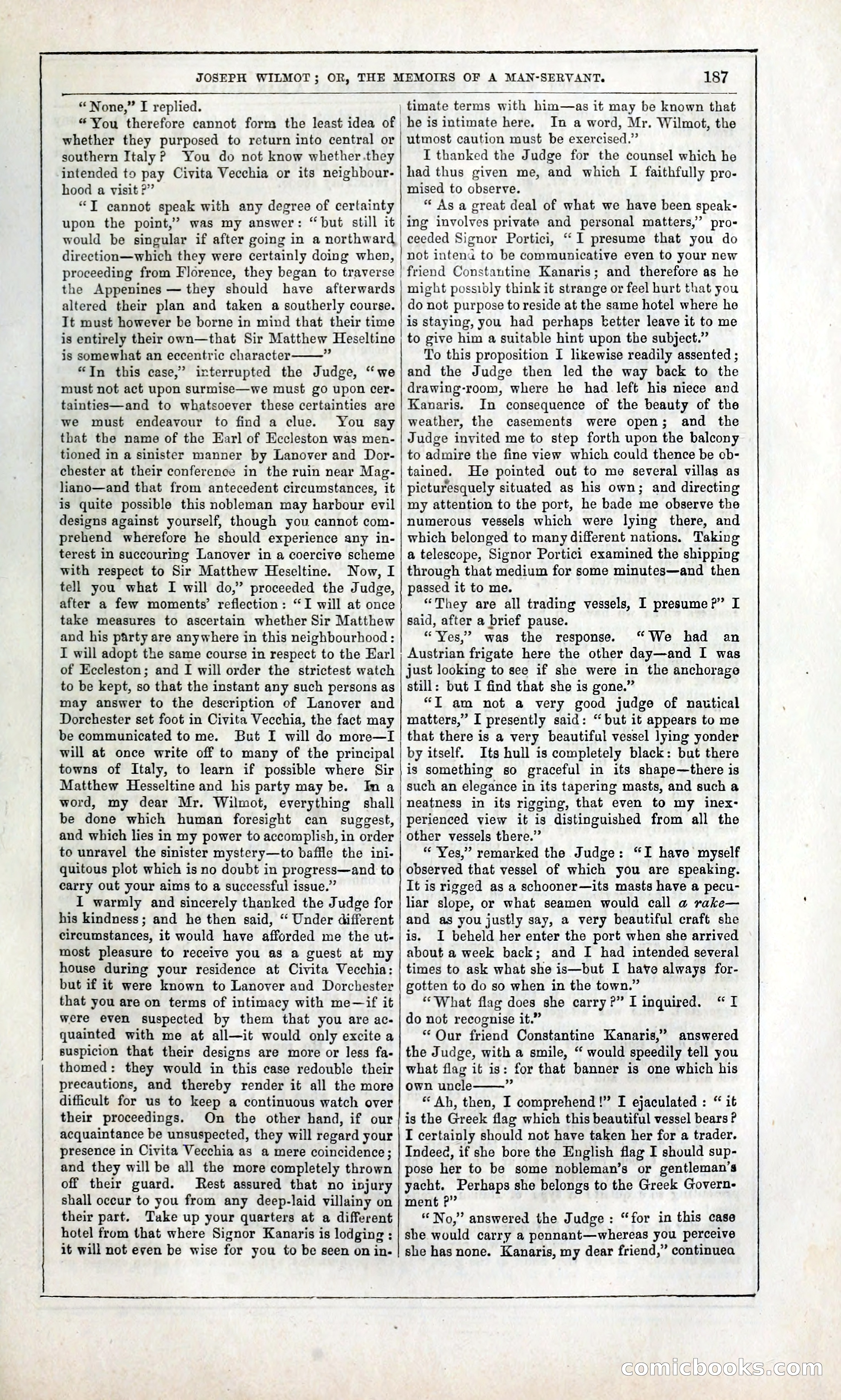 Joseph Wilmot, or, The Memoirs of a Man-Servant — page 200 of 399